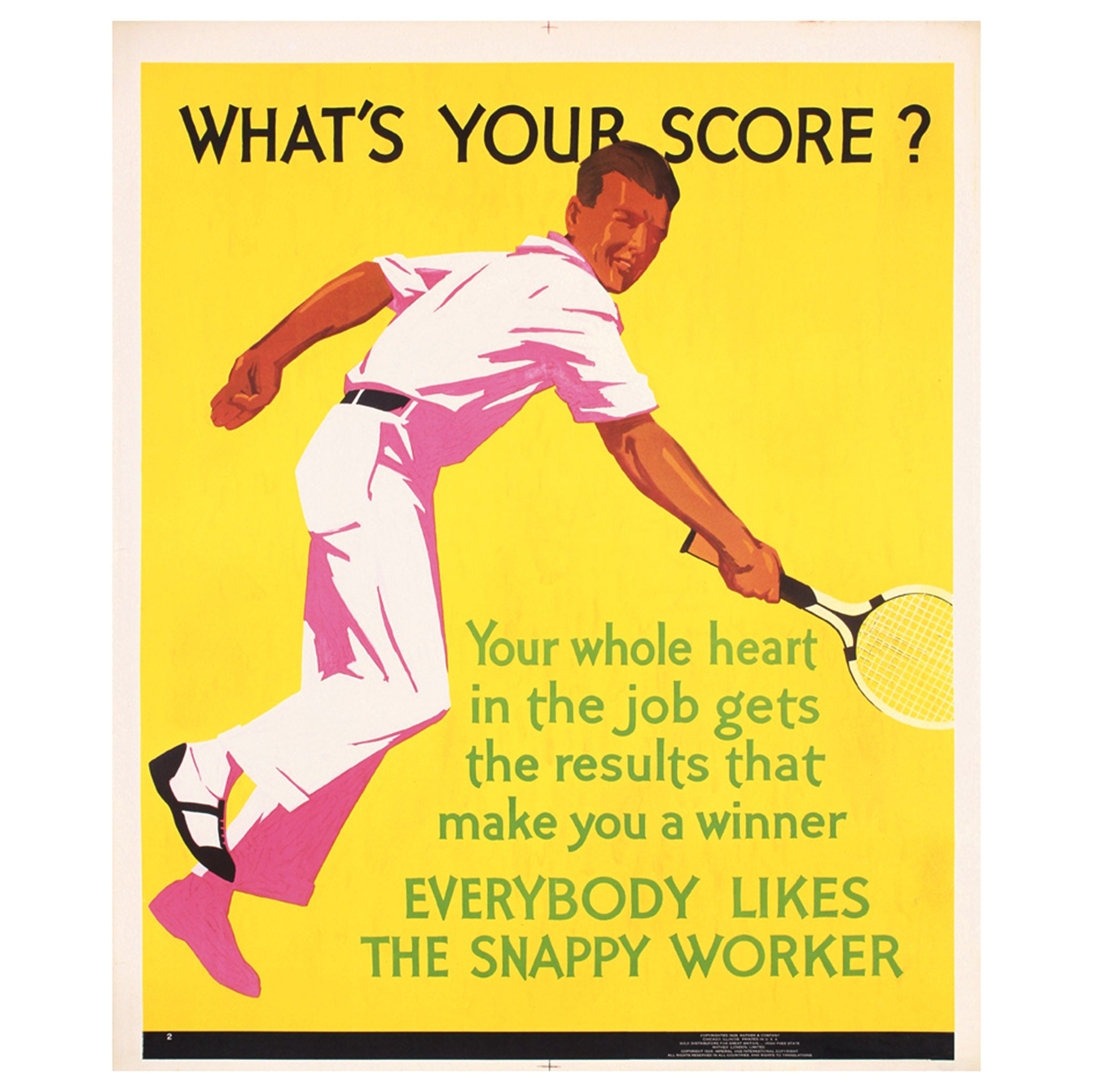 What's Your Score? Mather Work Incentive Original Poster