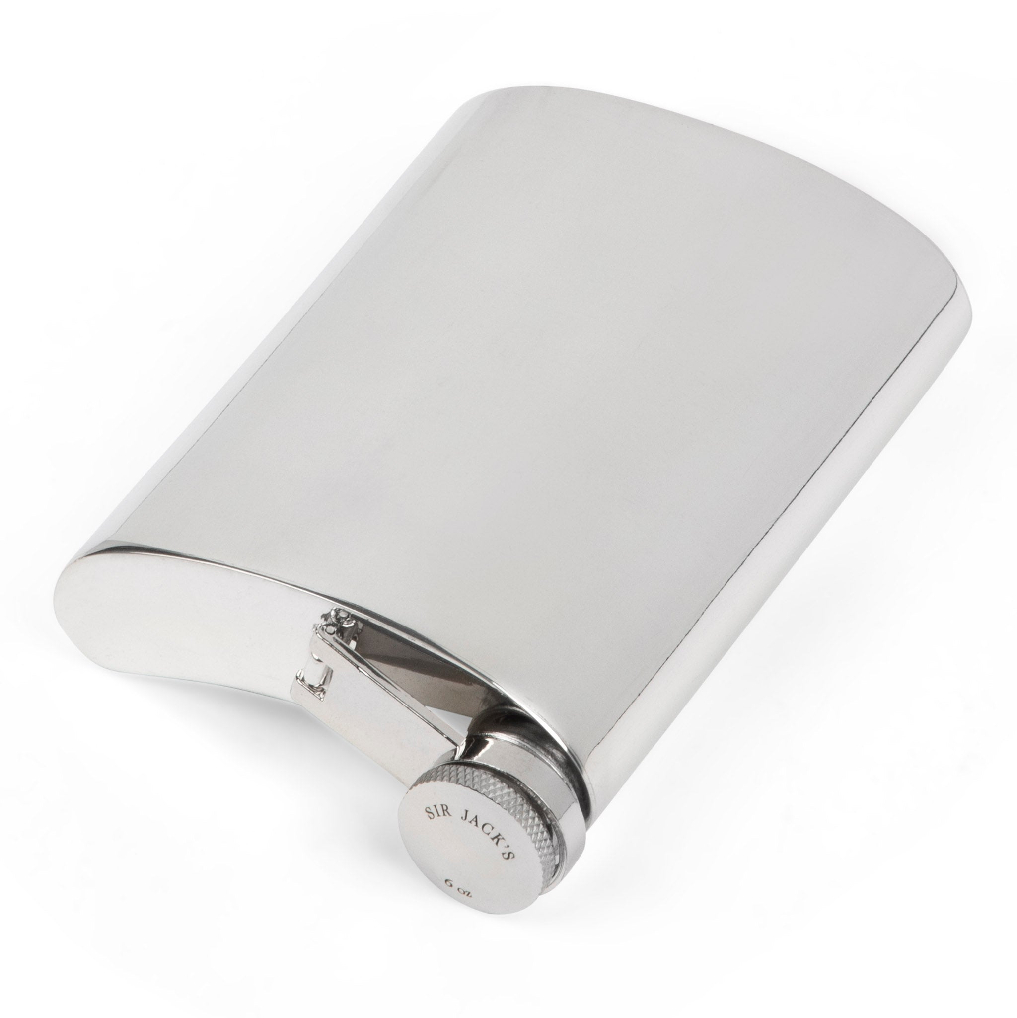 Sir Jack's 6oz Pewter Trench Flask