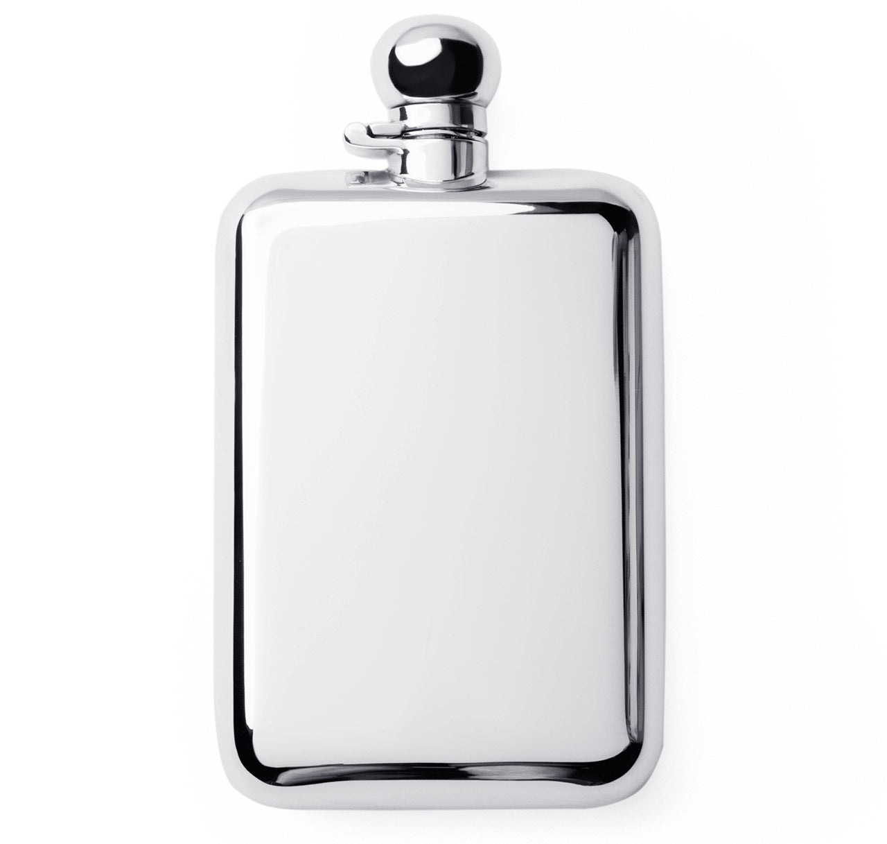 Sir Jack's Sterling Silver 6oz Captive Top Flask