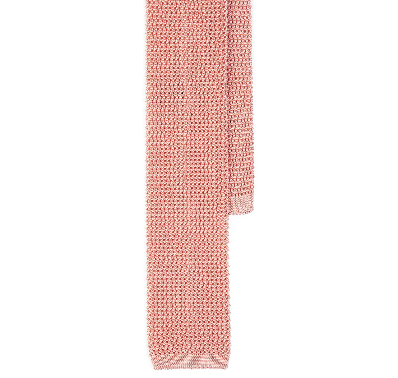 Classic Knit Silk Tie in Pink