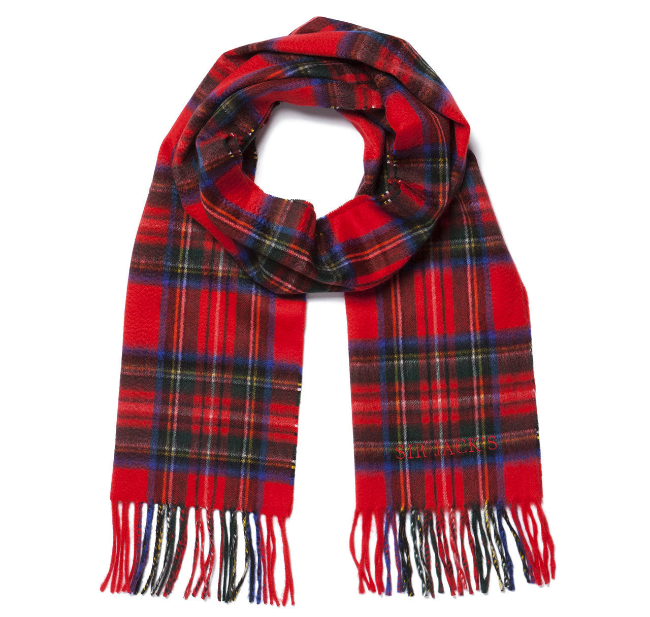 Royal Stewart Tartan Cashmere Scarf