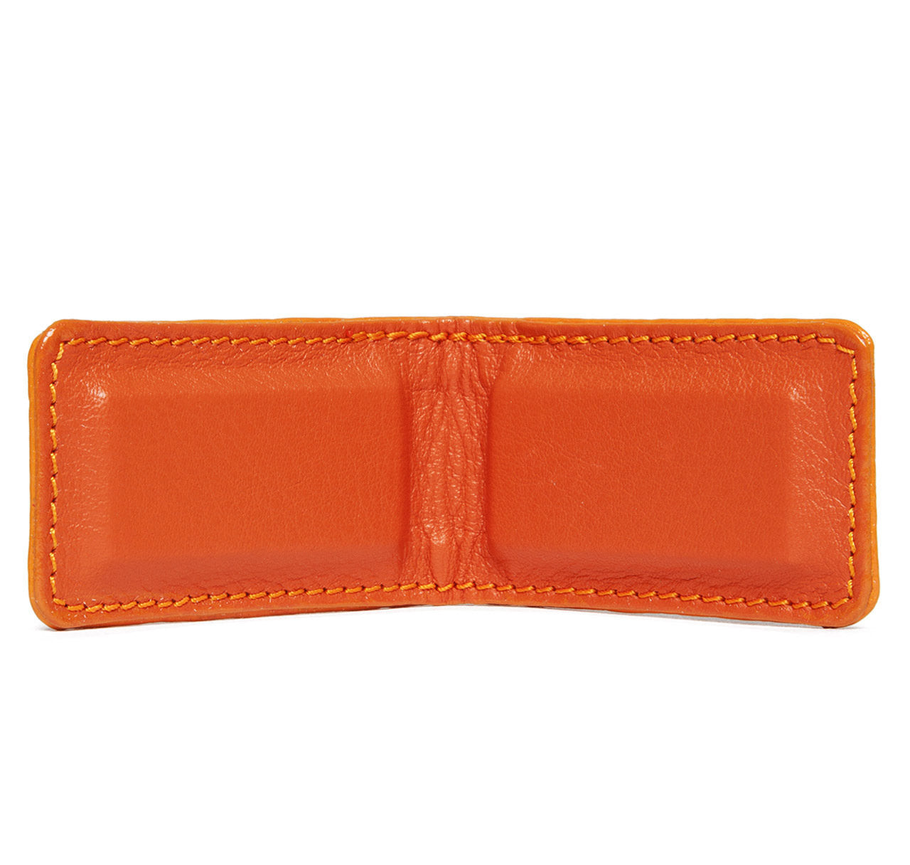 Glazed Orange Alligator Money Clip