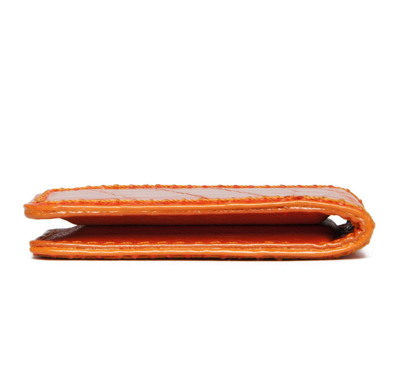 Glazed Orange Alligator Money Clip