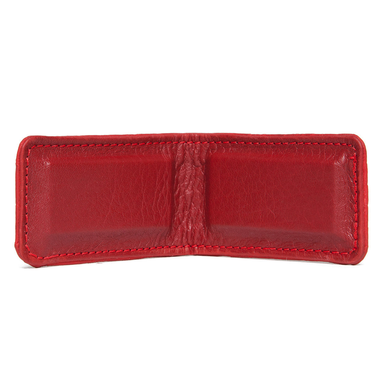 Glazed Red Alligator Money Clip
