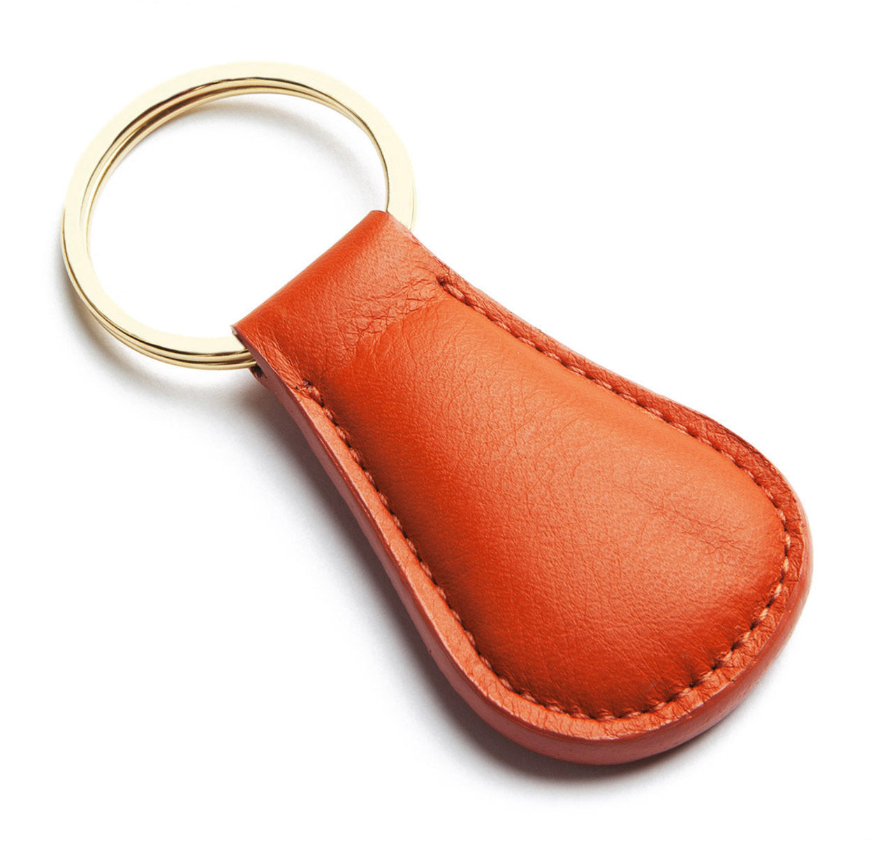 Orange Calf Key Fob