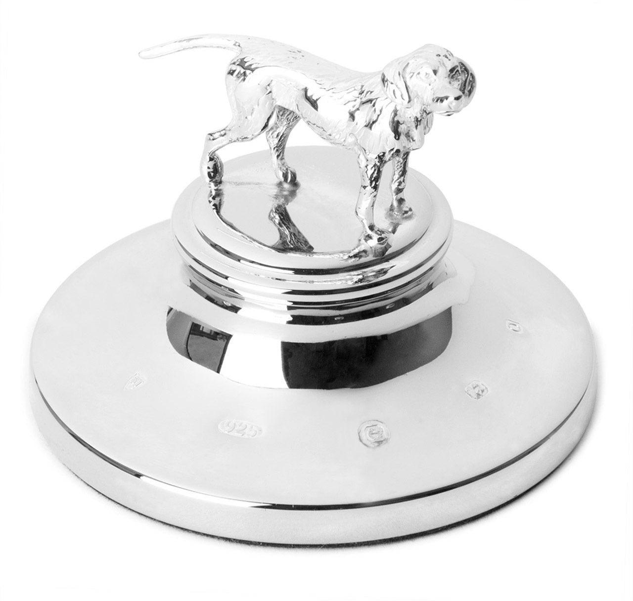 Sir Jack's Sterling Dog Paperweight