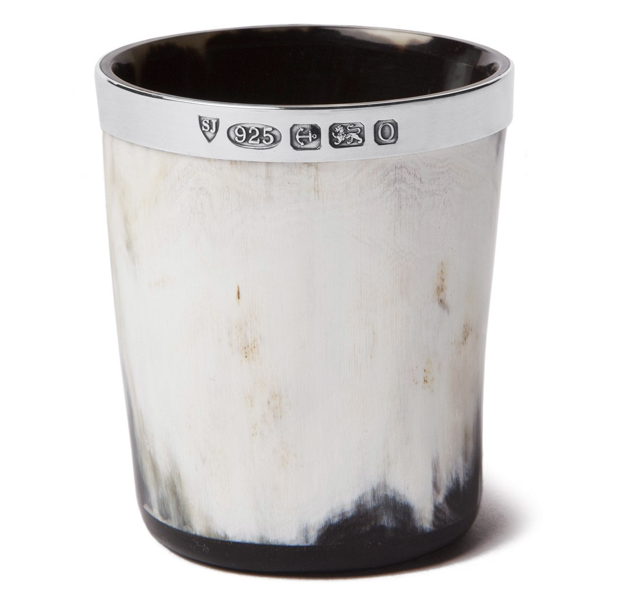 Sir Jack's Sterling Silver Ox Horn Whiskey Tumbler