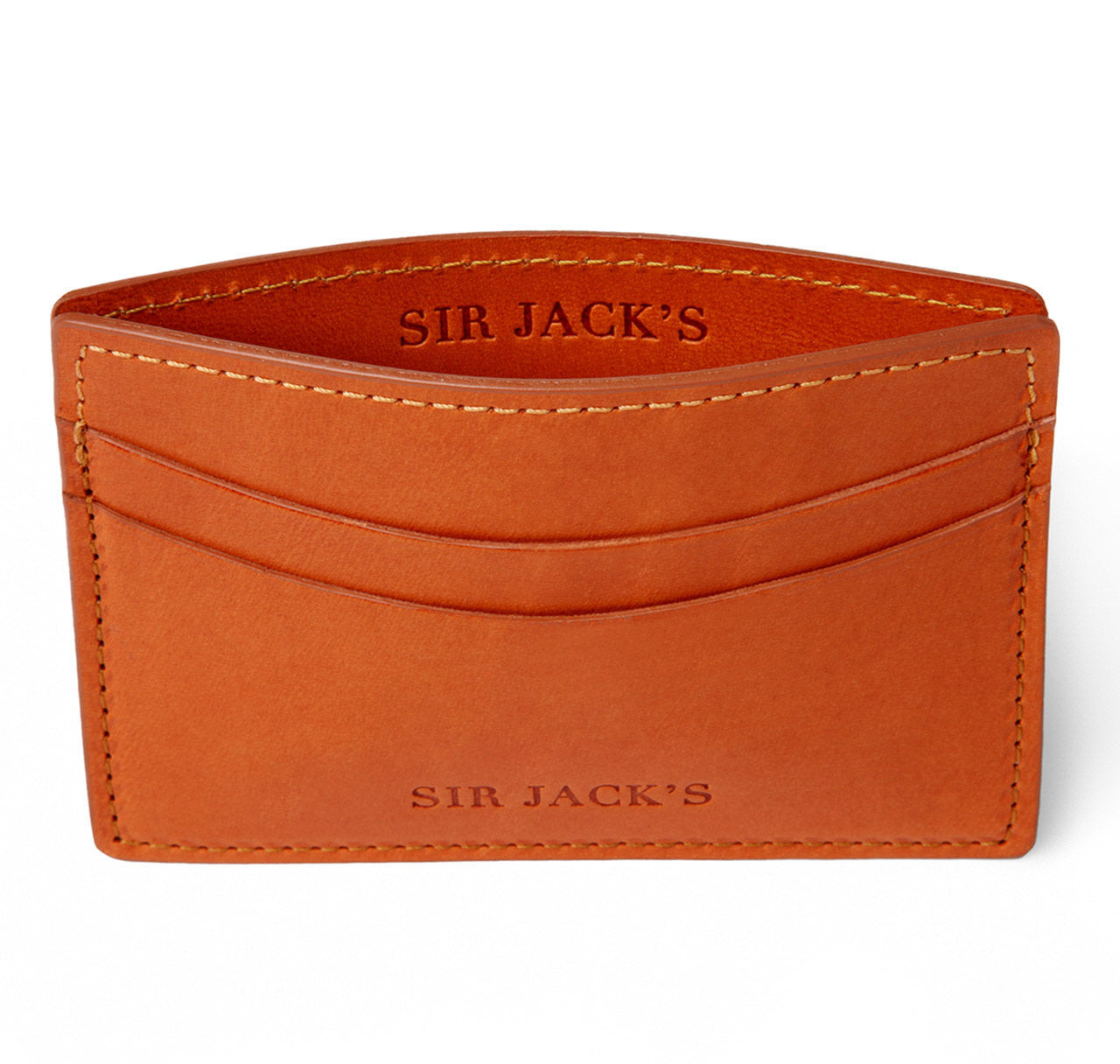 Tan English Bridle Card Holder