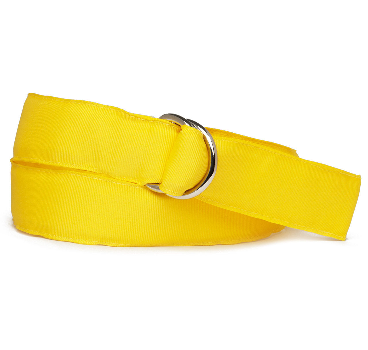 Sir Jack's Naples Yellow Ribbon Belt