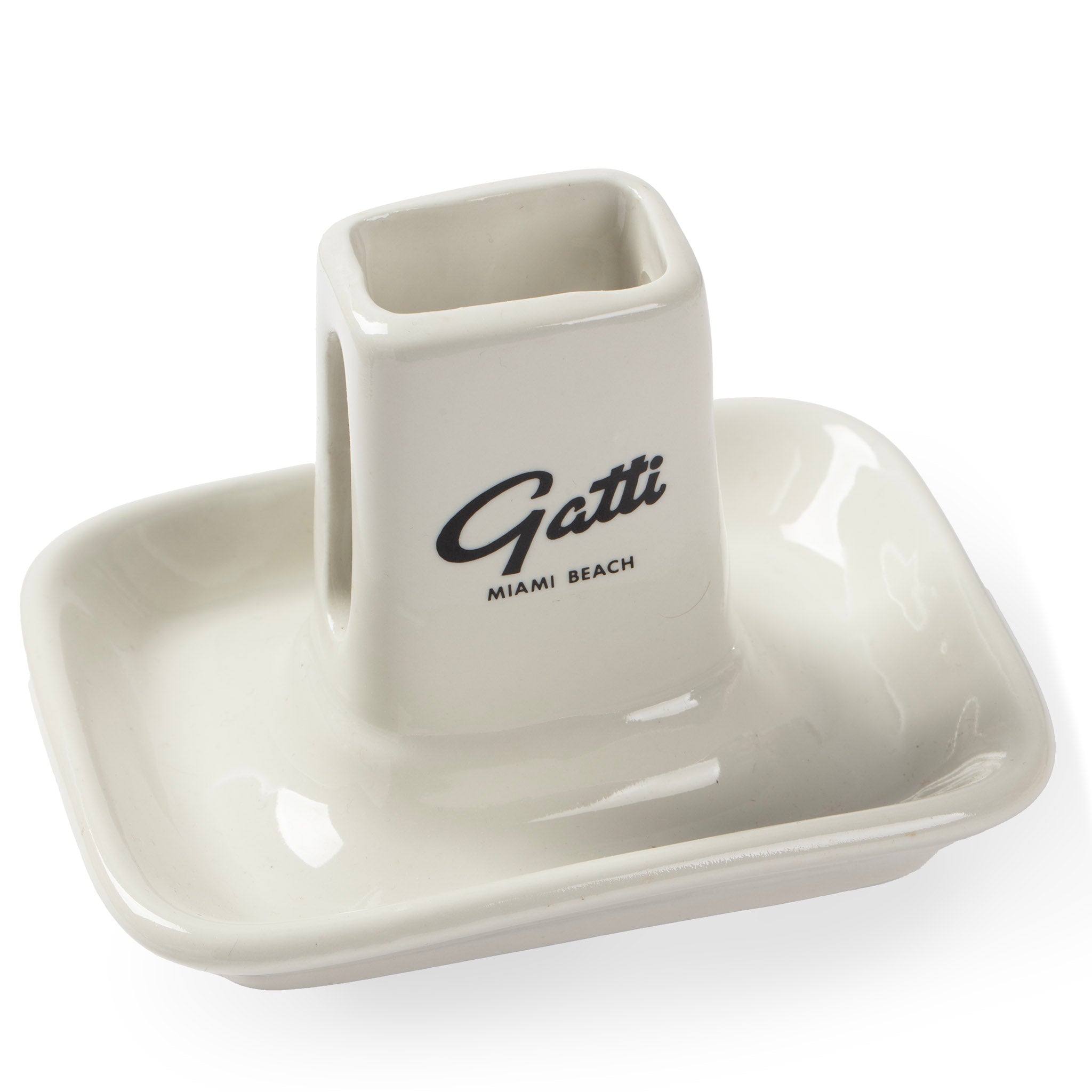 Vintage Gatti Miami Beach Ceramic Ashtray