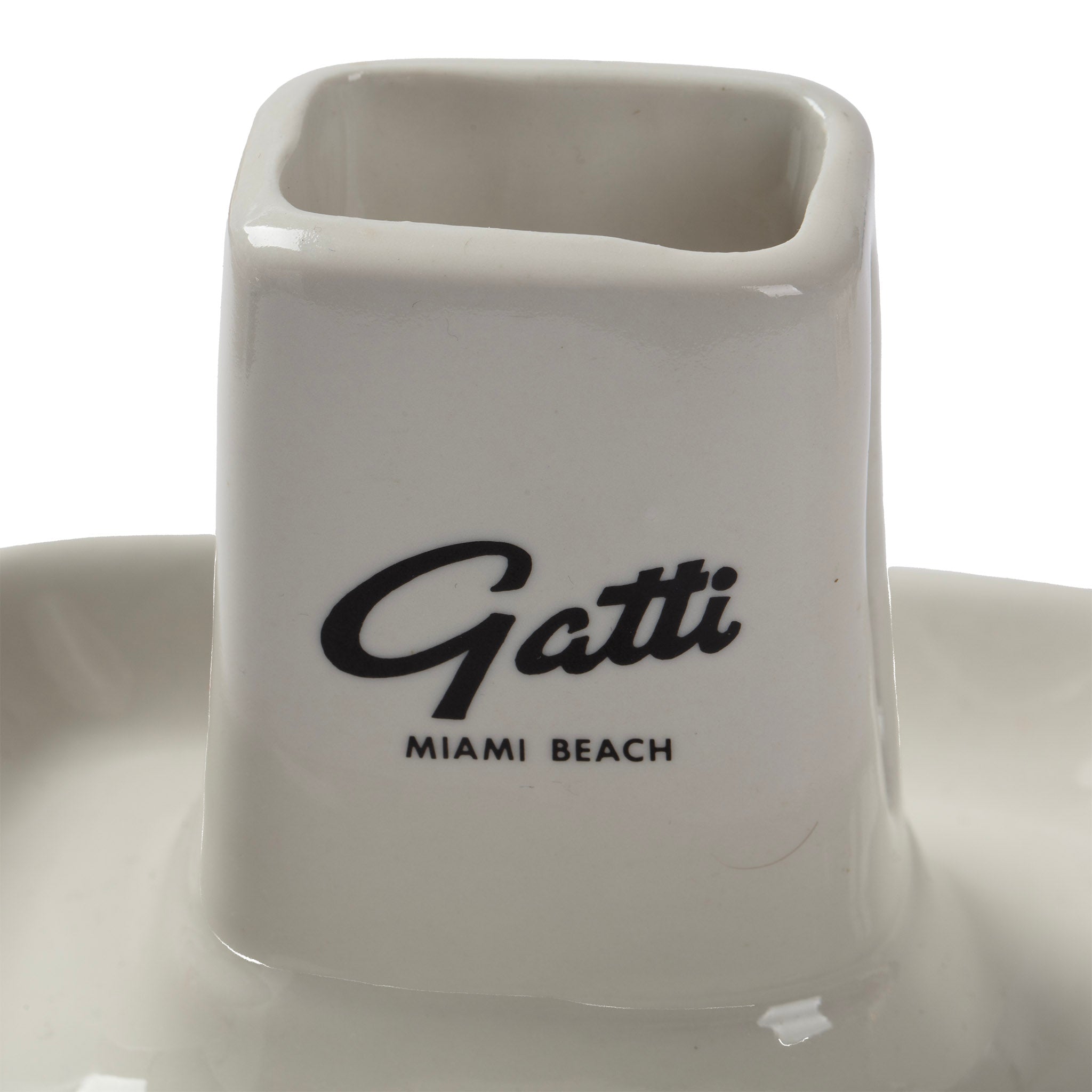 Vintage Gatti Miami Beach Ceramic Ashtray