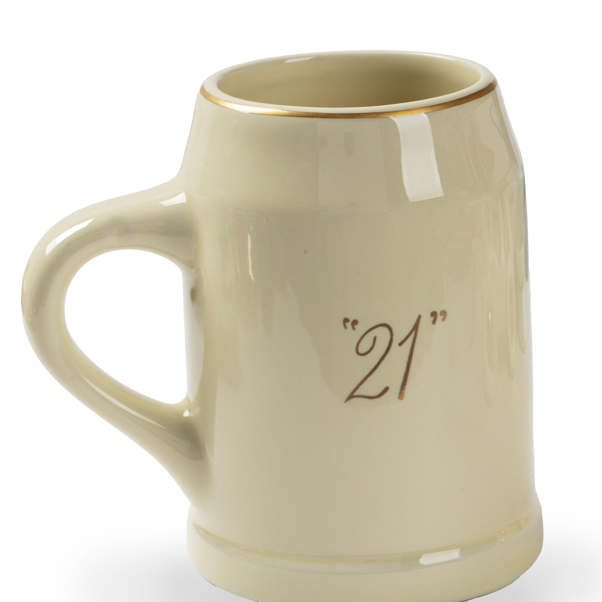 Vintage '21' Club New York Ceramic Tankard Beer Stein