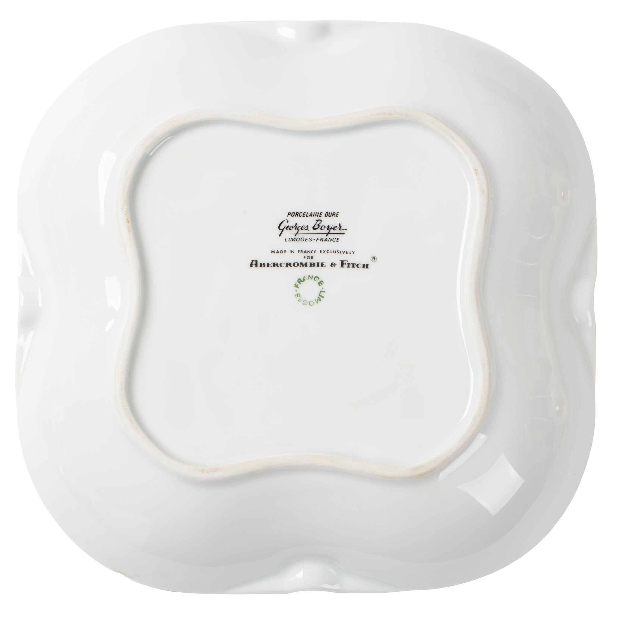 Vintage Abercrombie & Fitch Limoges Porcelain Mallard Duck Cigar Ashtray / Catch-All Dish