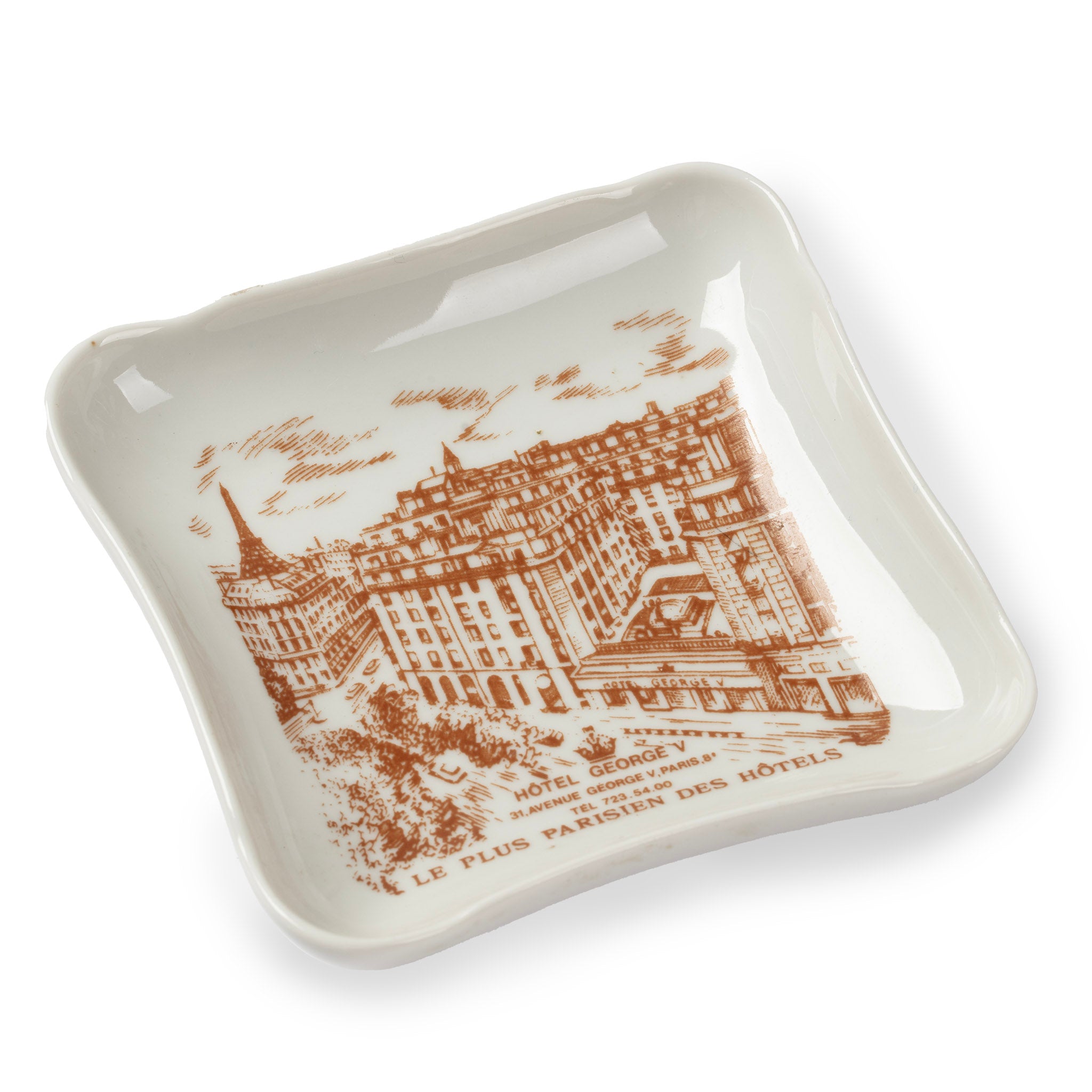 Vintage Hotel George V Paris Ashtray