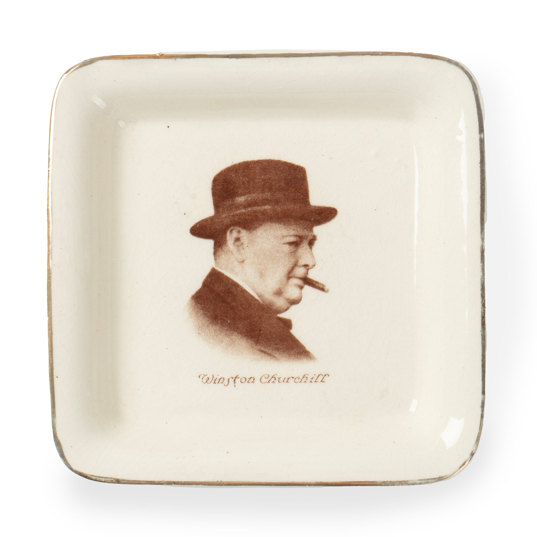 Vintage Winston Churchill Cigar Ashtray