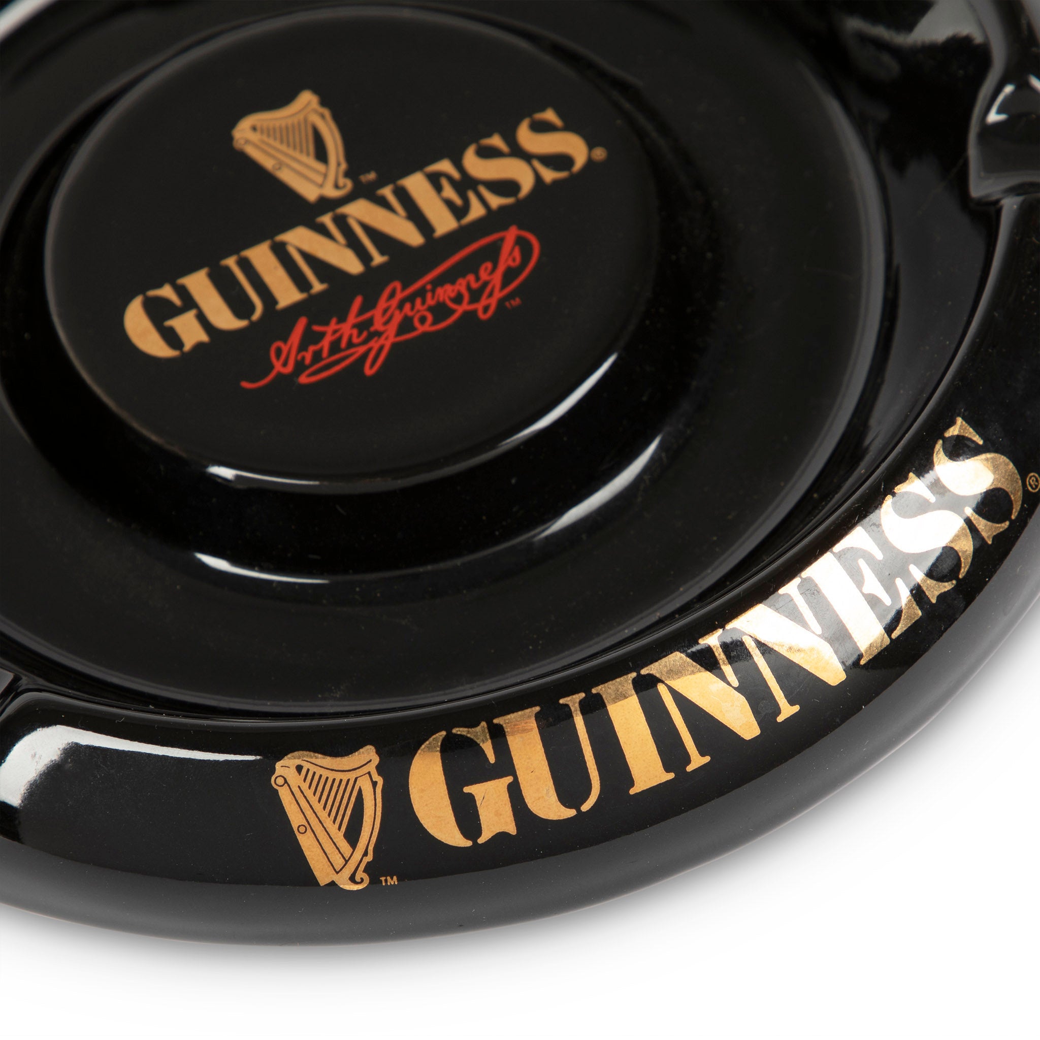 Vintage Guinness Round Ashtray