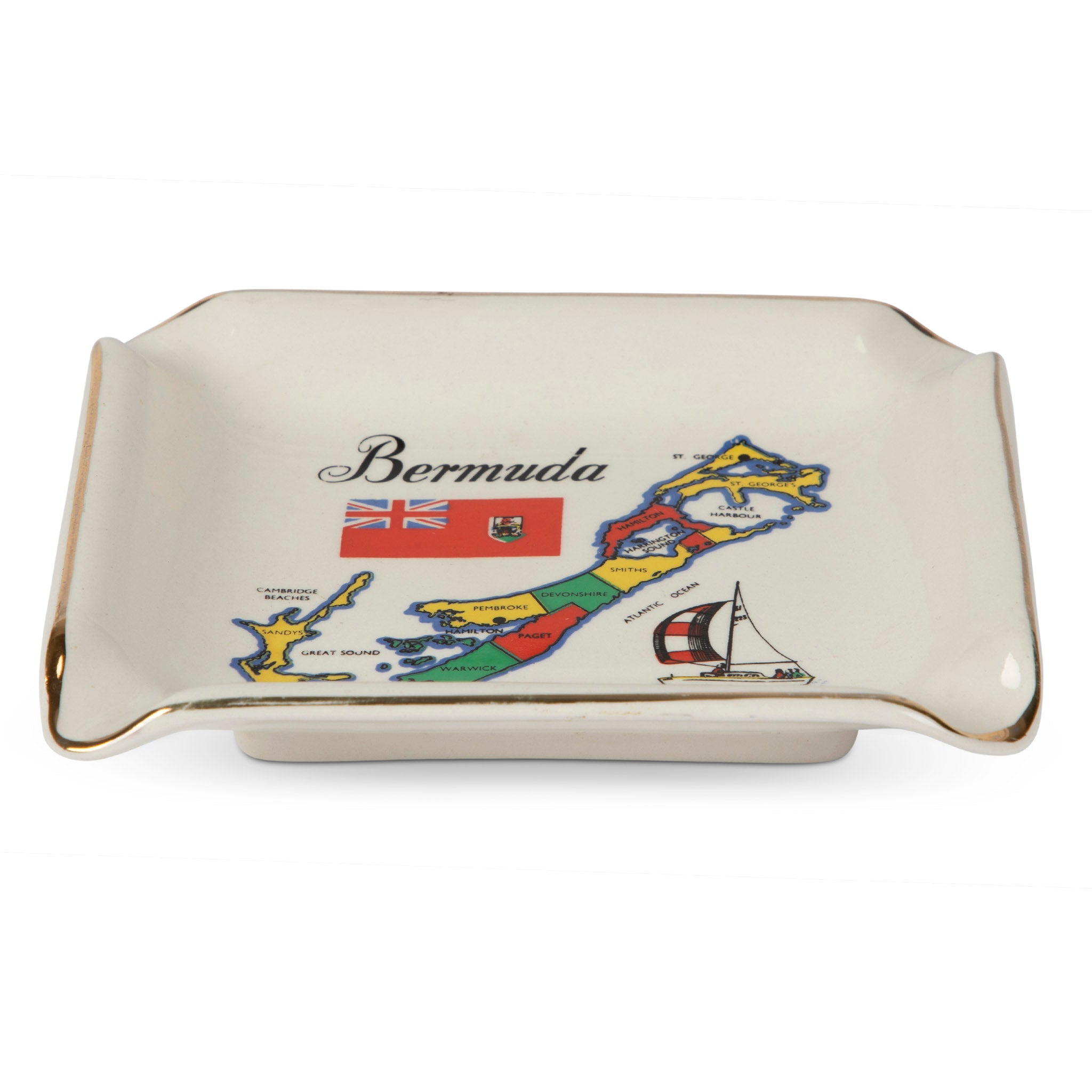 Vintage Bermuda Island Ashtray