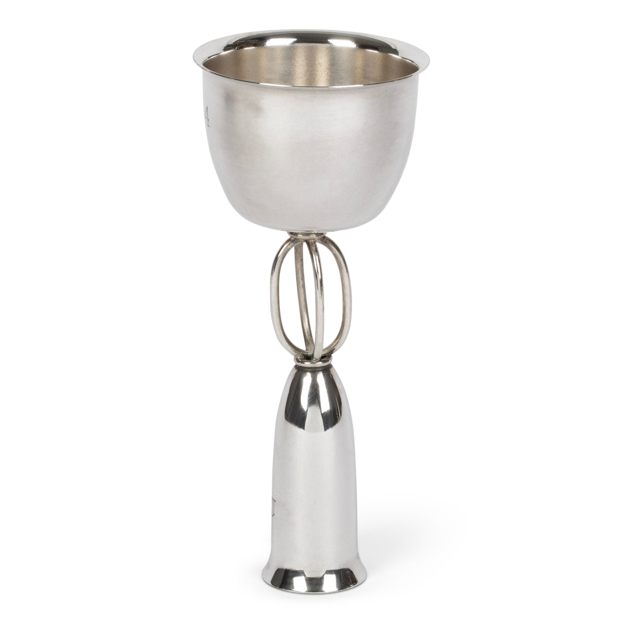 Napier Art Deco Silver-Plated Double Jigger & Spirit Measure