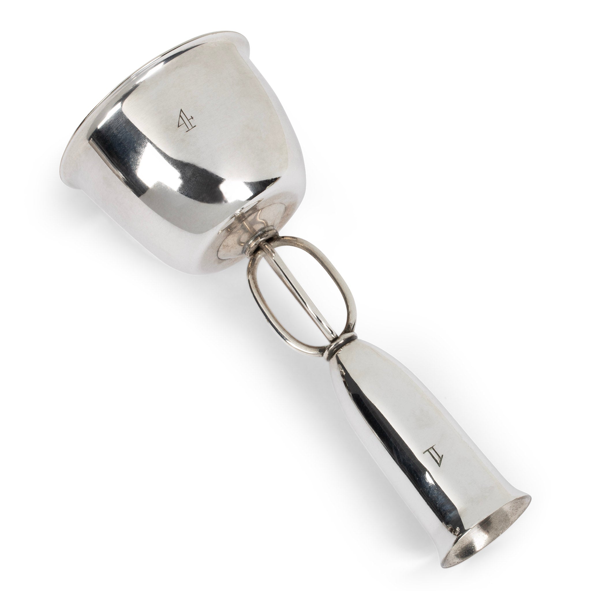 Napier Art Deco Silver-Plated Double Jigger & Spirit Measure