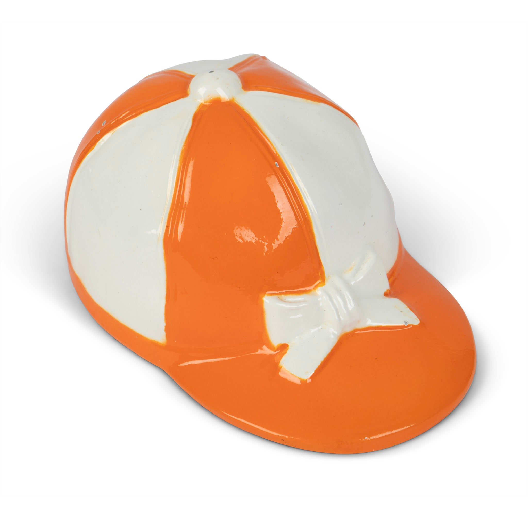 Vintage Orange & White Jockey Cap Bottle Opener