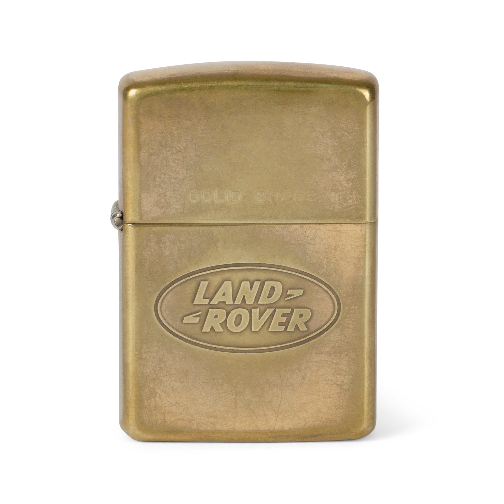 Vintage Land Rover Solid Brass Zippo Lighter