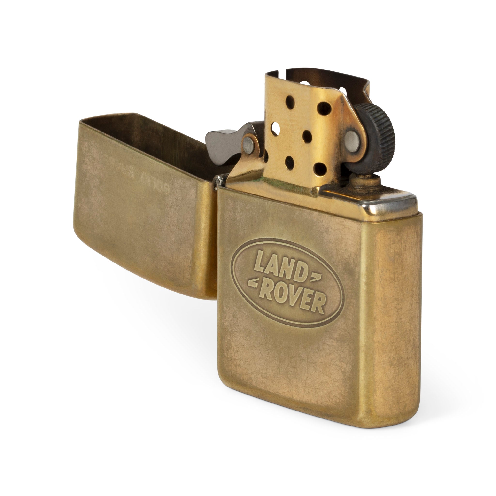 Vintage Land Rover Solid Brass Zippo Lighter