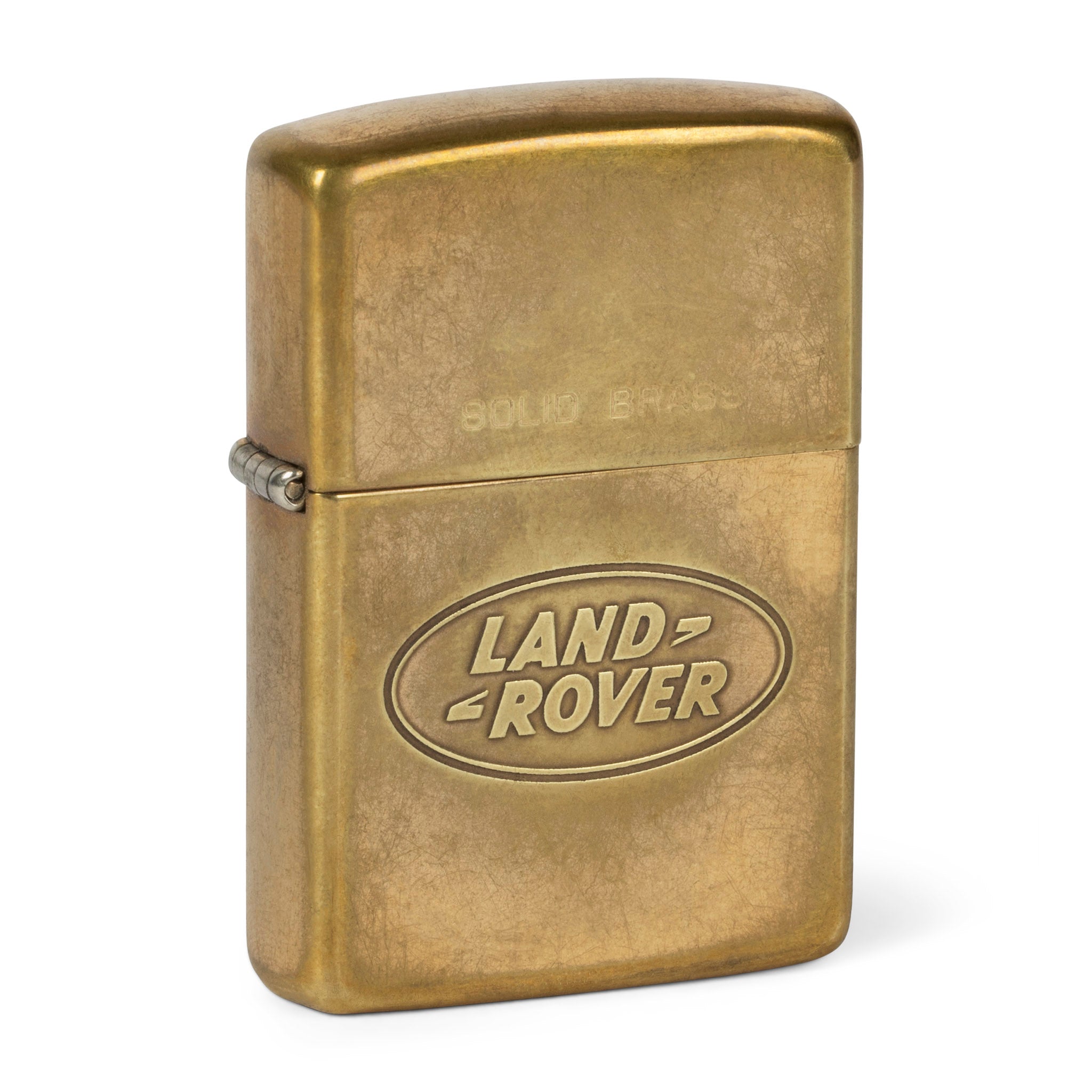 Vintage Land Rover Solid Brass Zippo Lighter