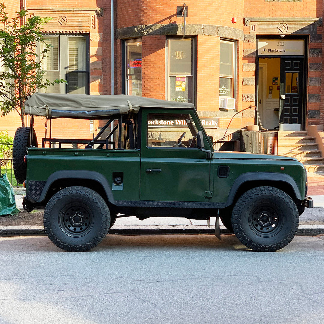 Rugged Treasures: Collectible Framed Vintage Land Rover Ads