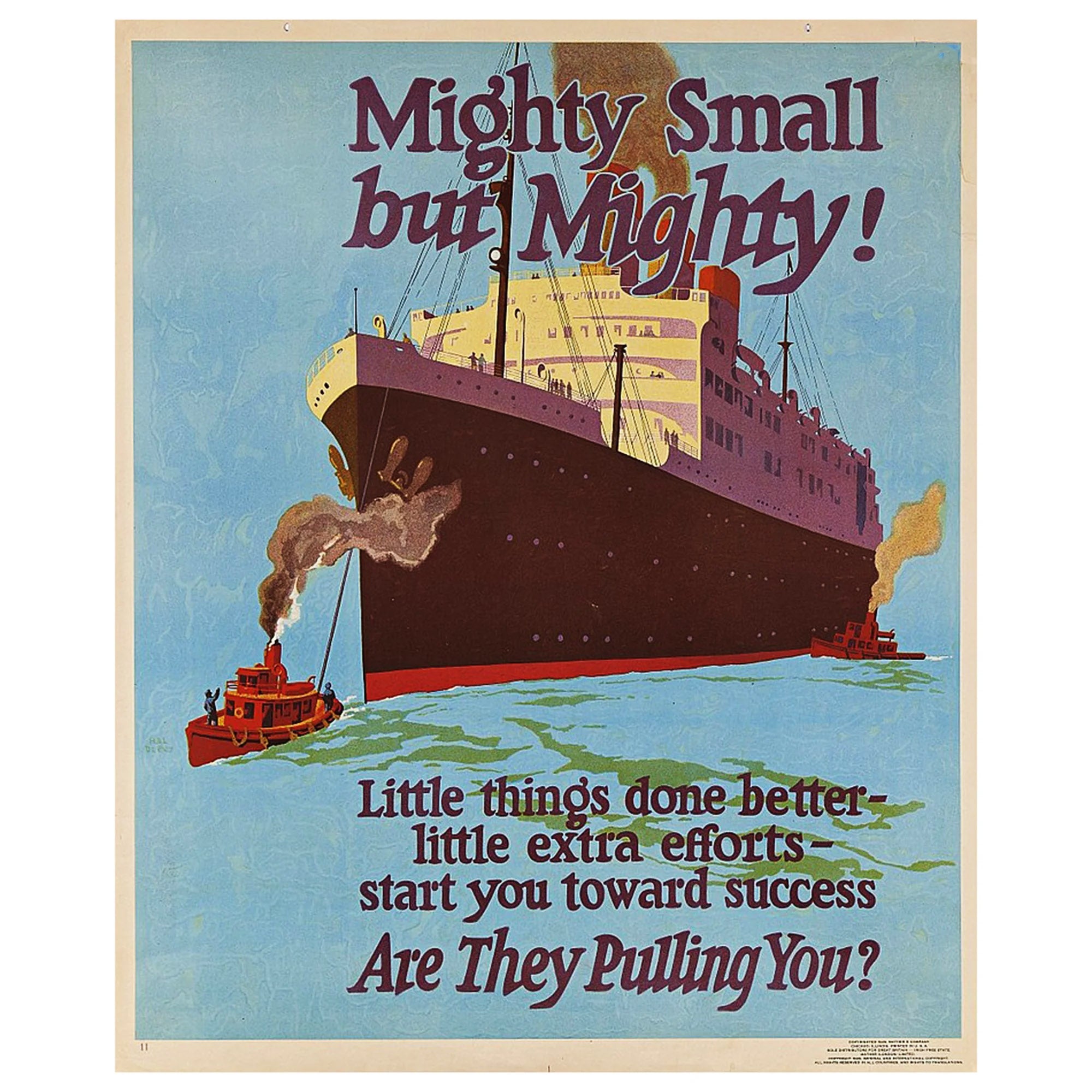 Mighty Small but Mighty! Mather Work Incentive Original Poster