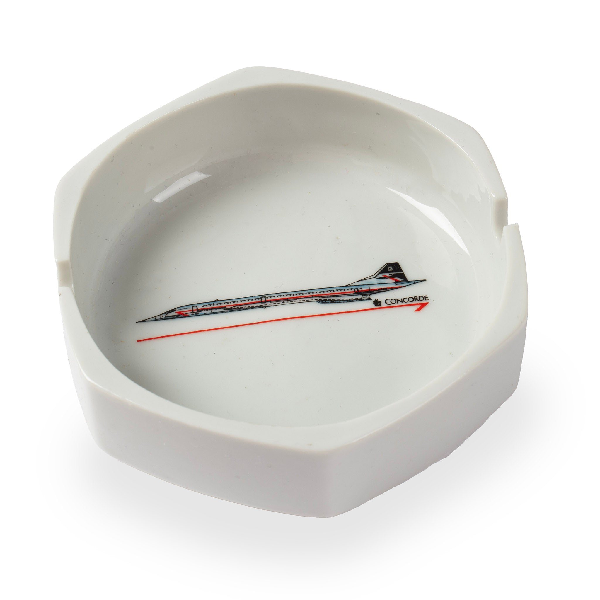 Vintage Concorde Jet British Airways Ashtray