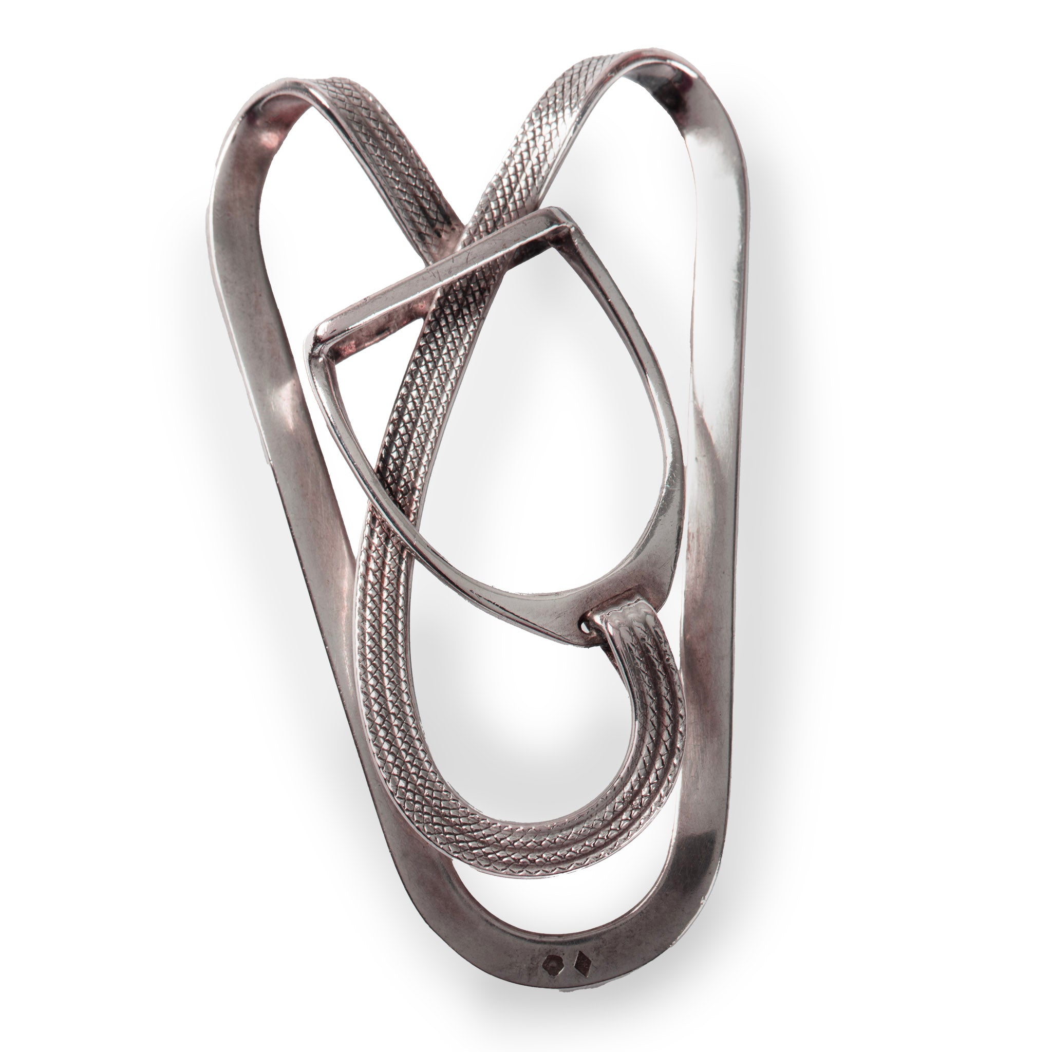 Vintage Hermès Sterling Silver Stirrup Money Clip