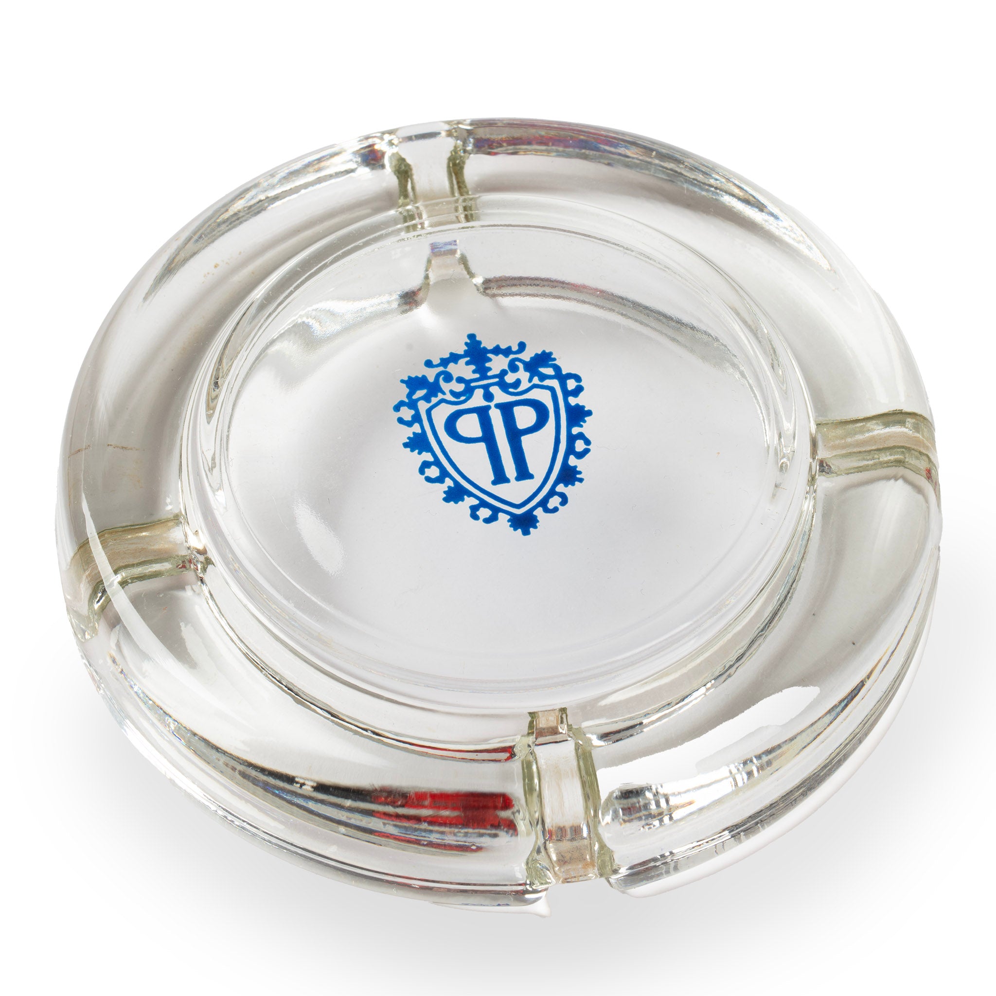Vintage Hôtel Plaza New York Glass Ashtray Dish