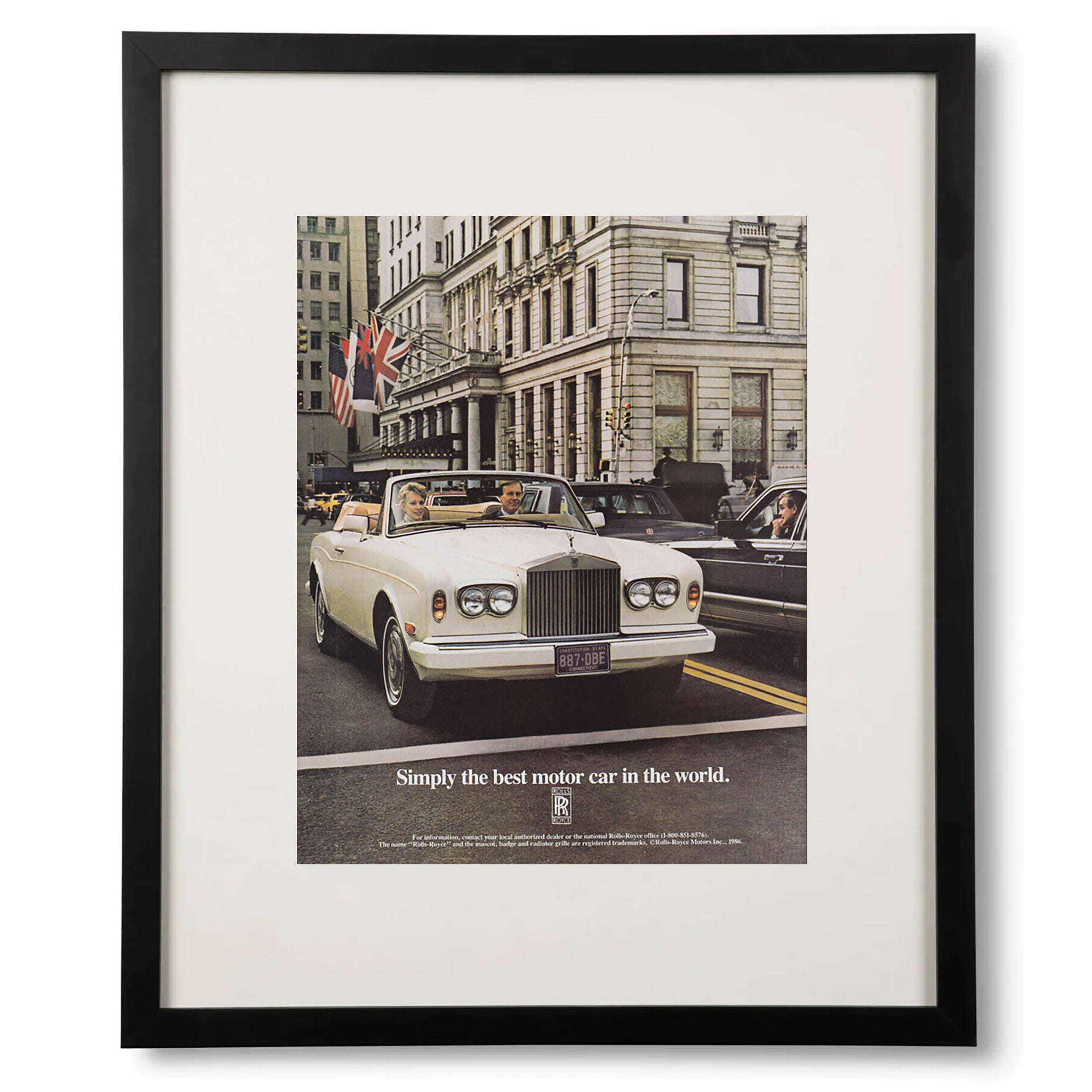 Framed Rolls-Royce Simply the Best Advertisement