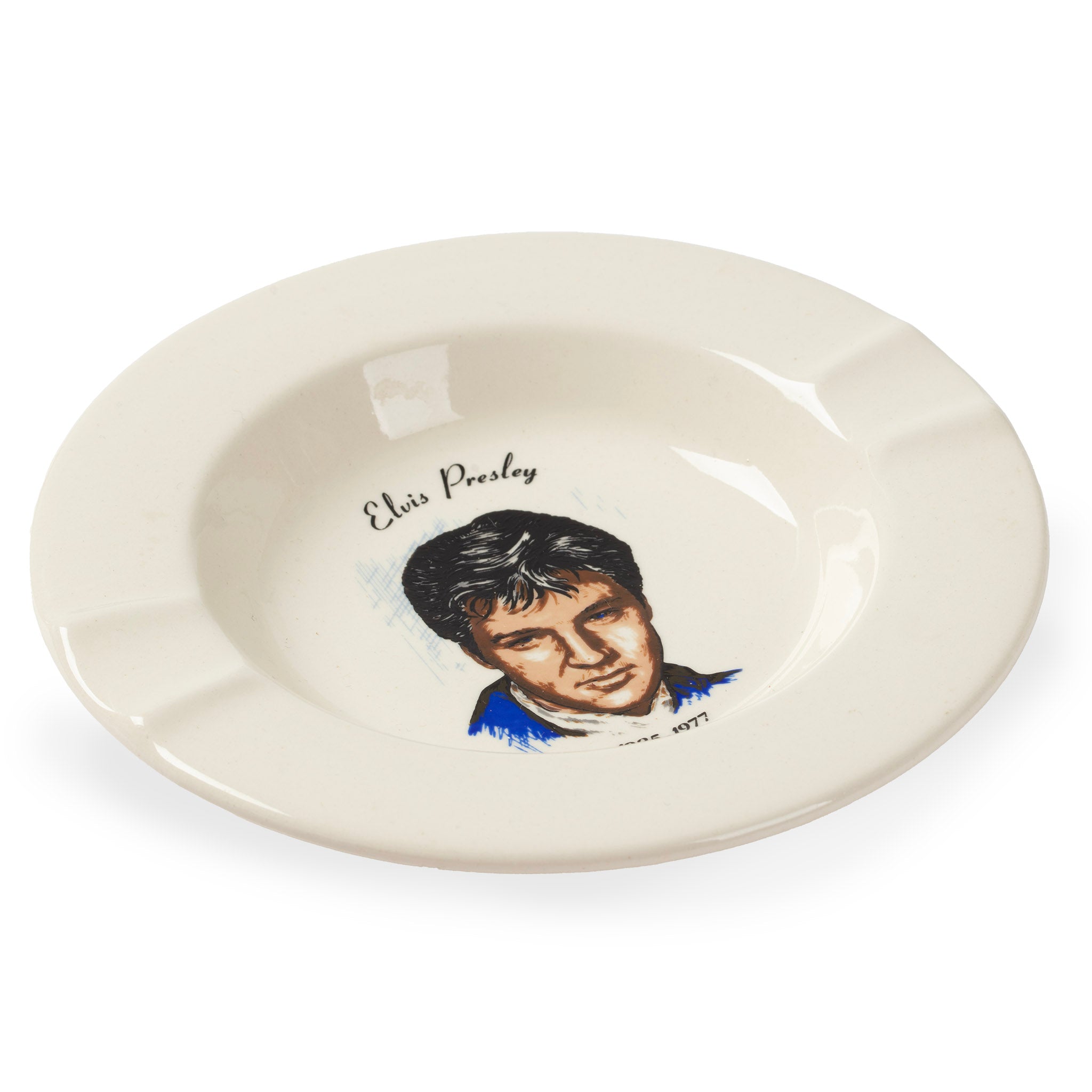 Vintage Elvis Presley Ceramic Ashtray