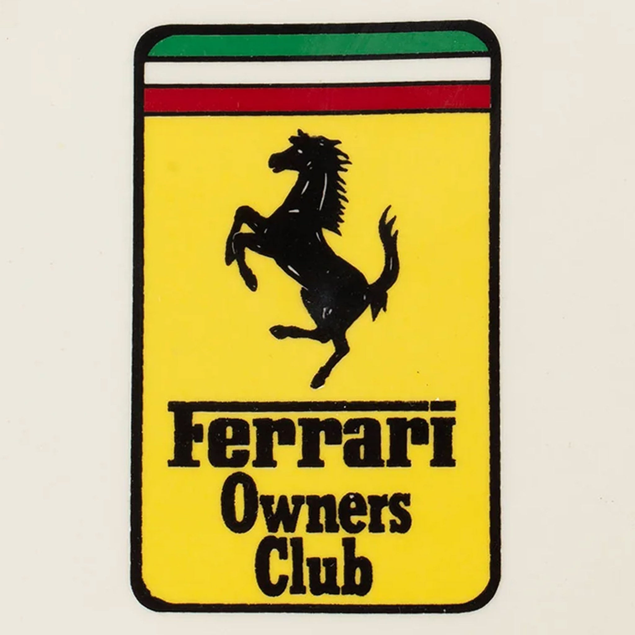 Vintage Ferrari Owners' Club Ashtray