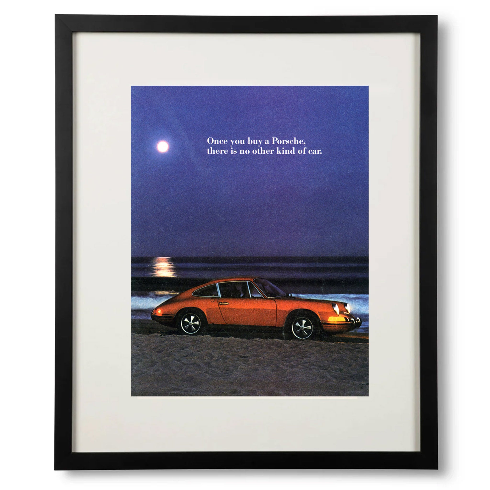 Framed 1972 Porsche 911 'There Is No Other Kind of Car' Original Advertisement