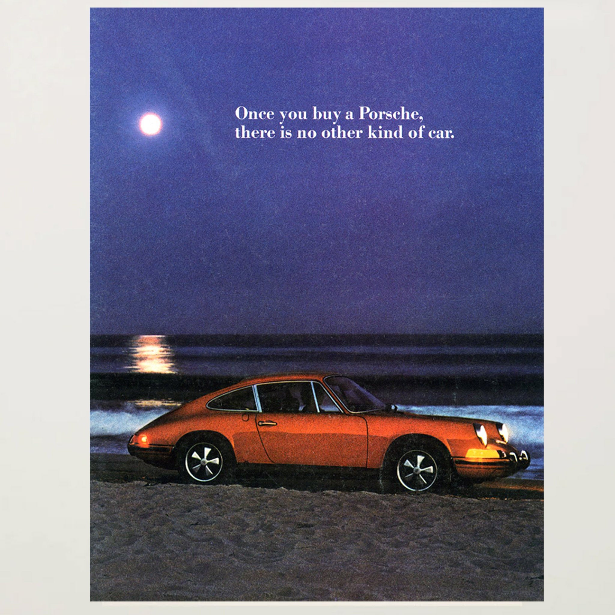 Framed 1972 Porsche 911 'There Is No Other Kind of Car' Original Advertisement