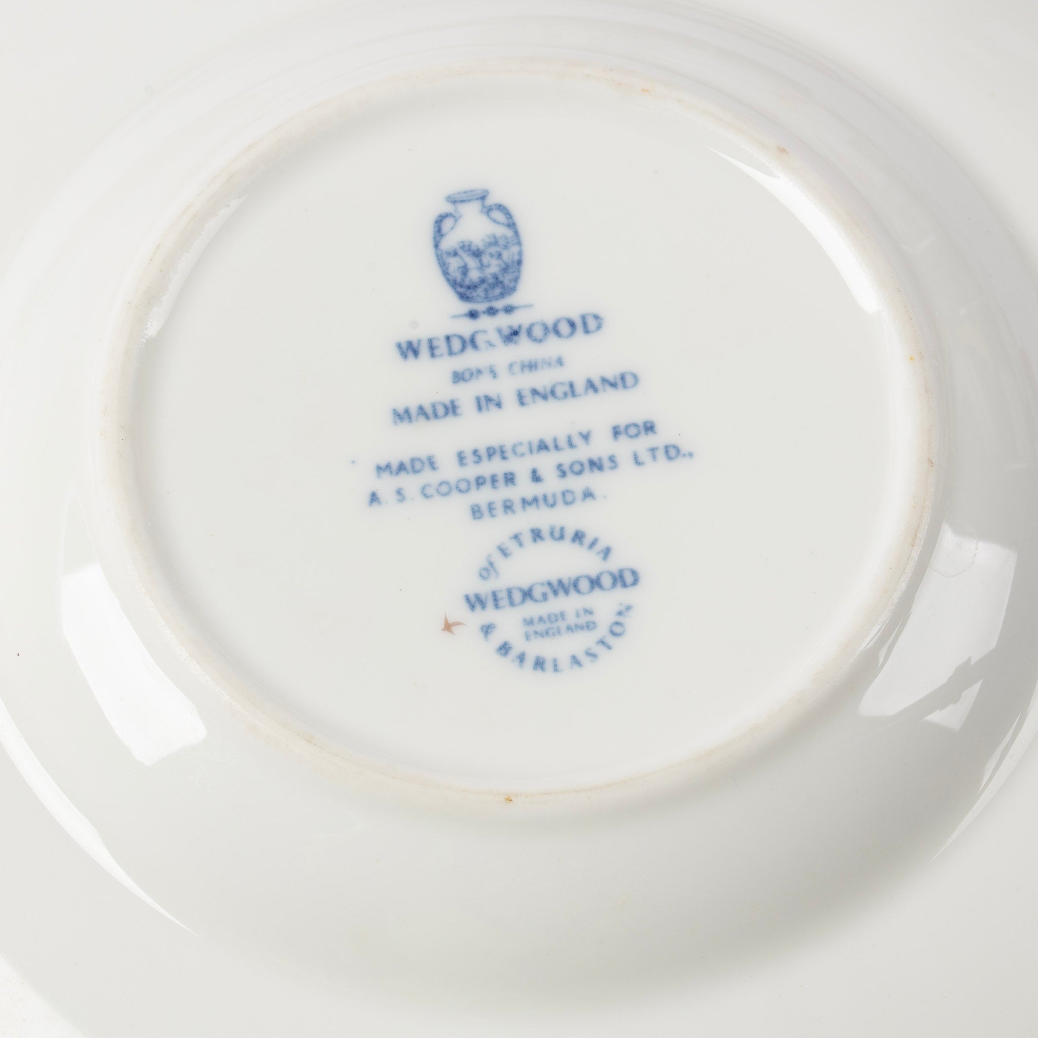 Vintage Bermuda 1515 Map Porcelain Ashtray / Catch-all Dish