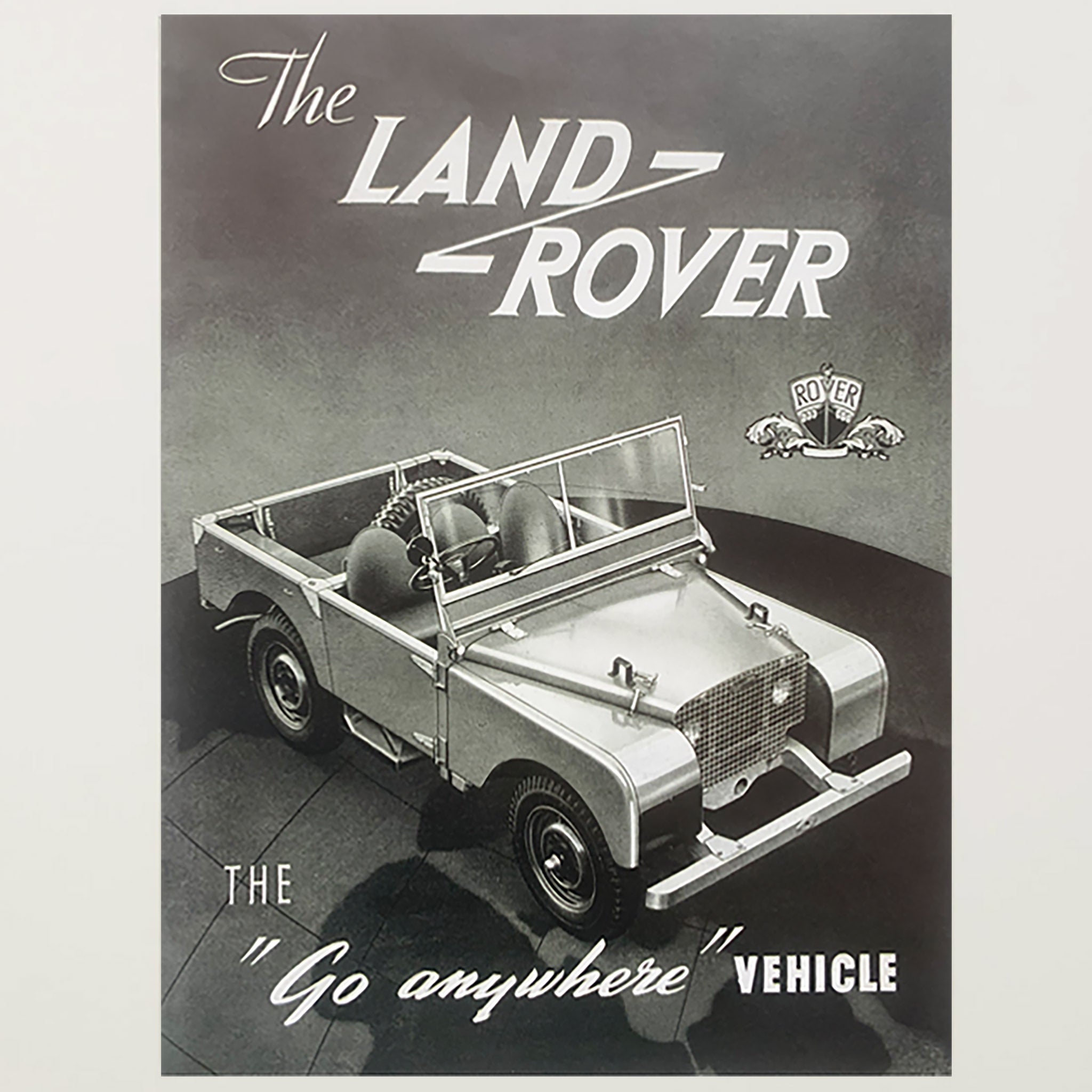 Framed Original Land Rover Series I Advertisement