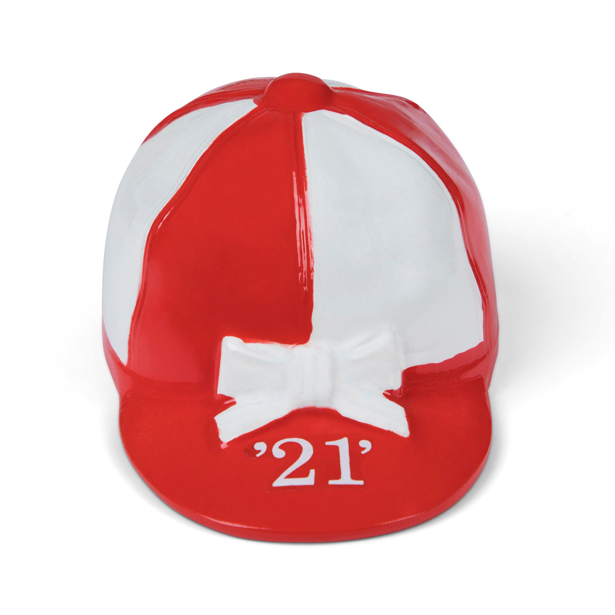 '21' Club Red & White Jockey Cap Bottle Opener