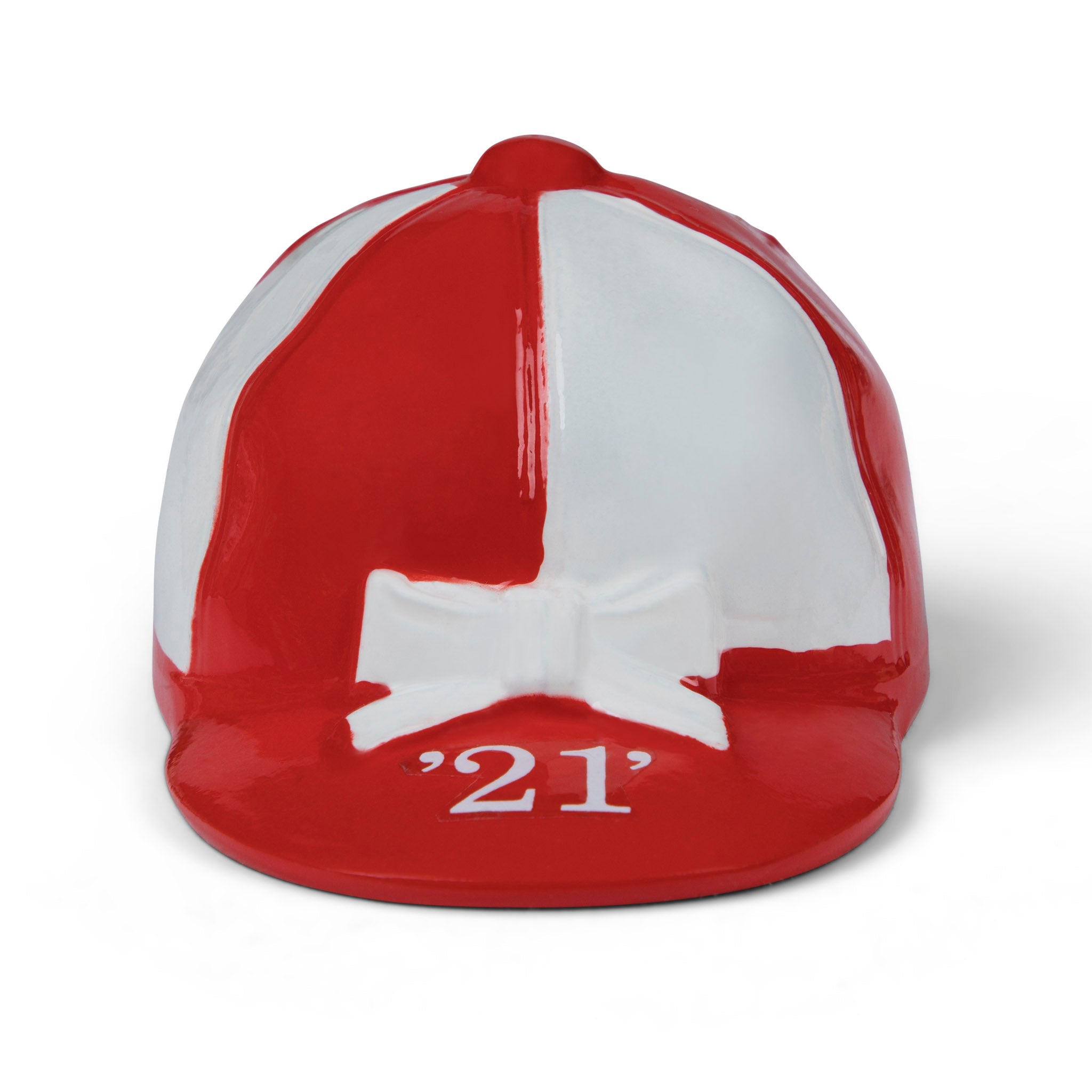 '21' Club Red & White Jockey Cap Bottle Opener