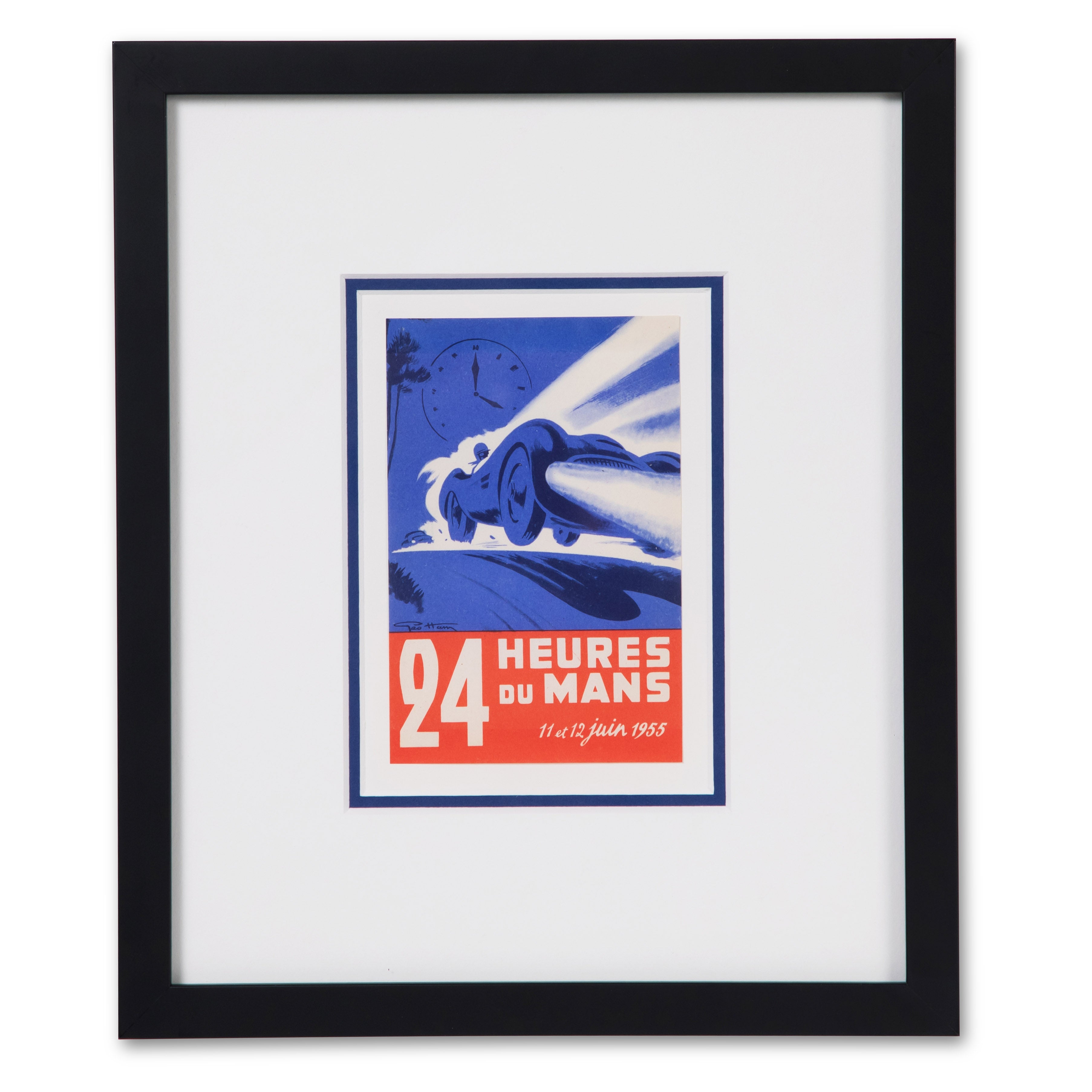 Le Mans 24 Heures 1955 - Miniature Advertising Label - Geo Ham