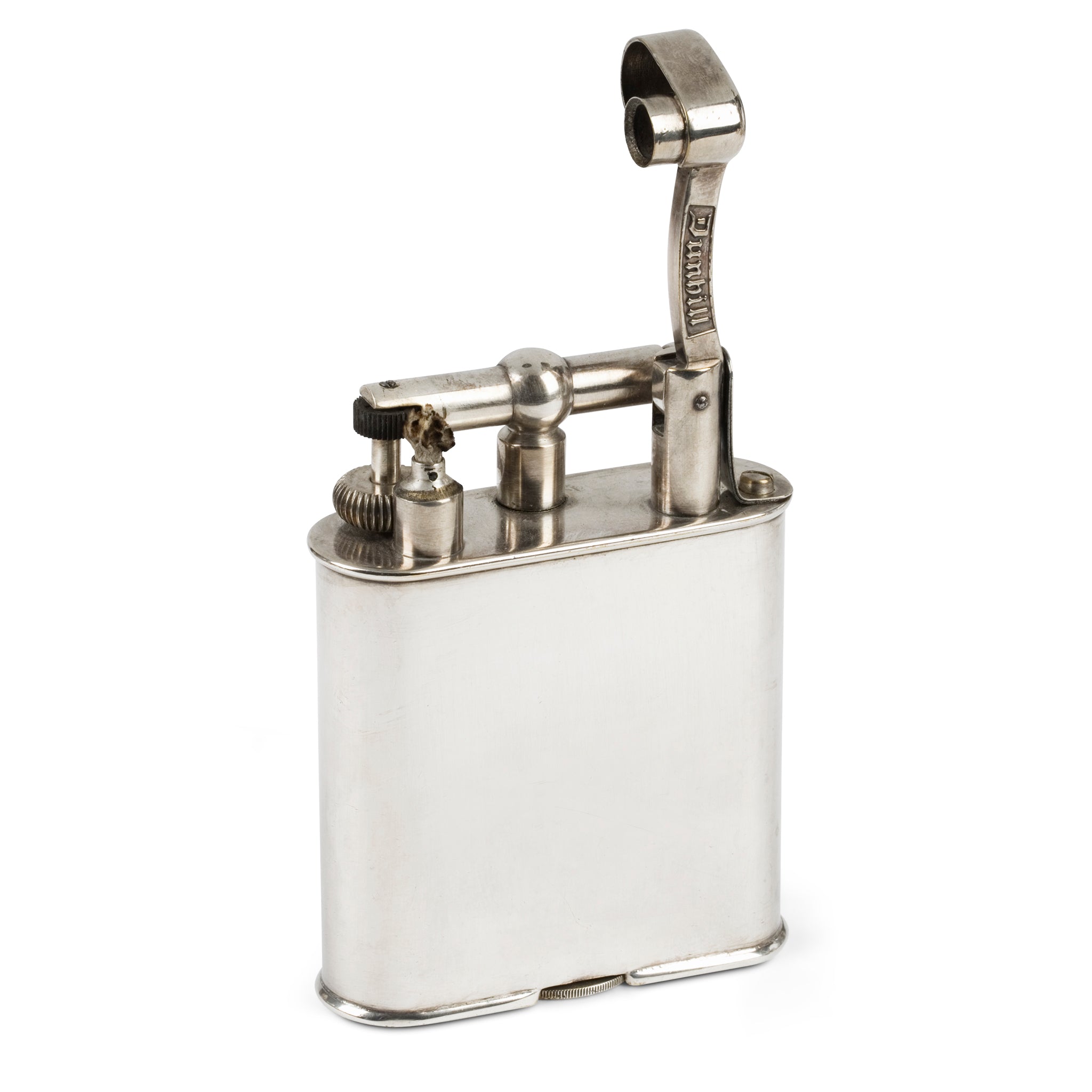 Dunhill Silver Lift-Arm Table Lighter