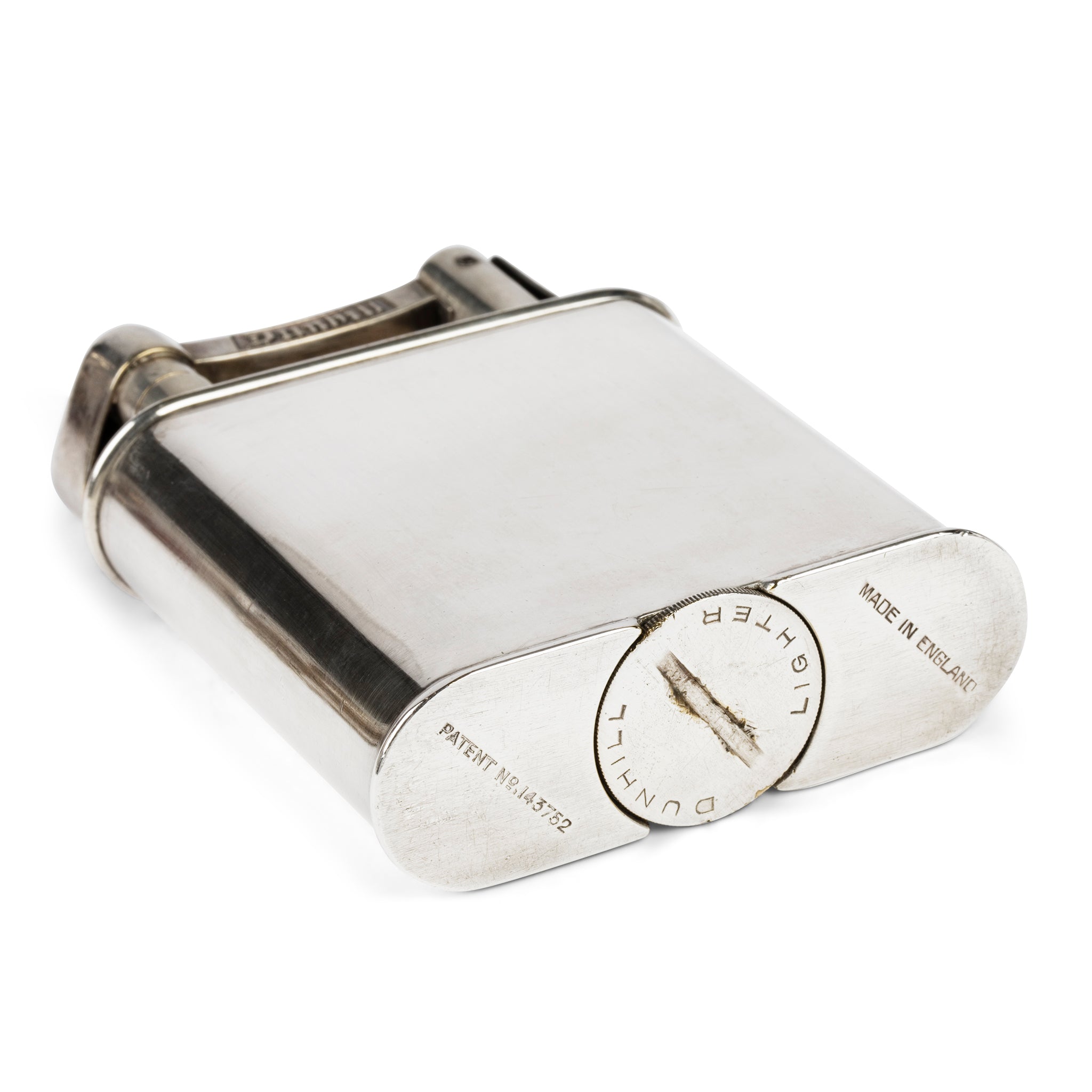 Dunhill Silver Lift-Arm Table Lighter