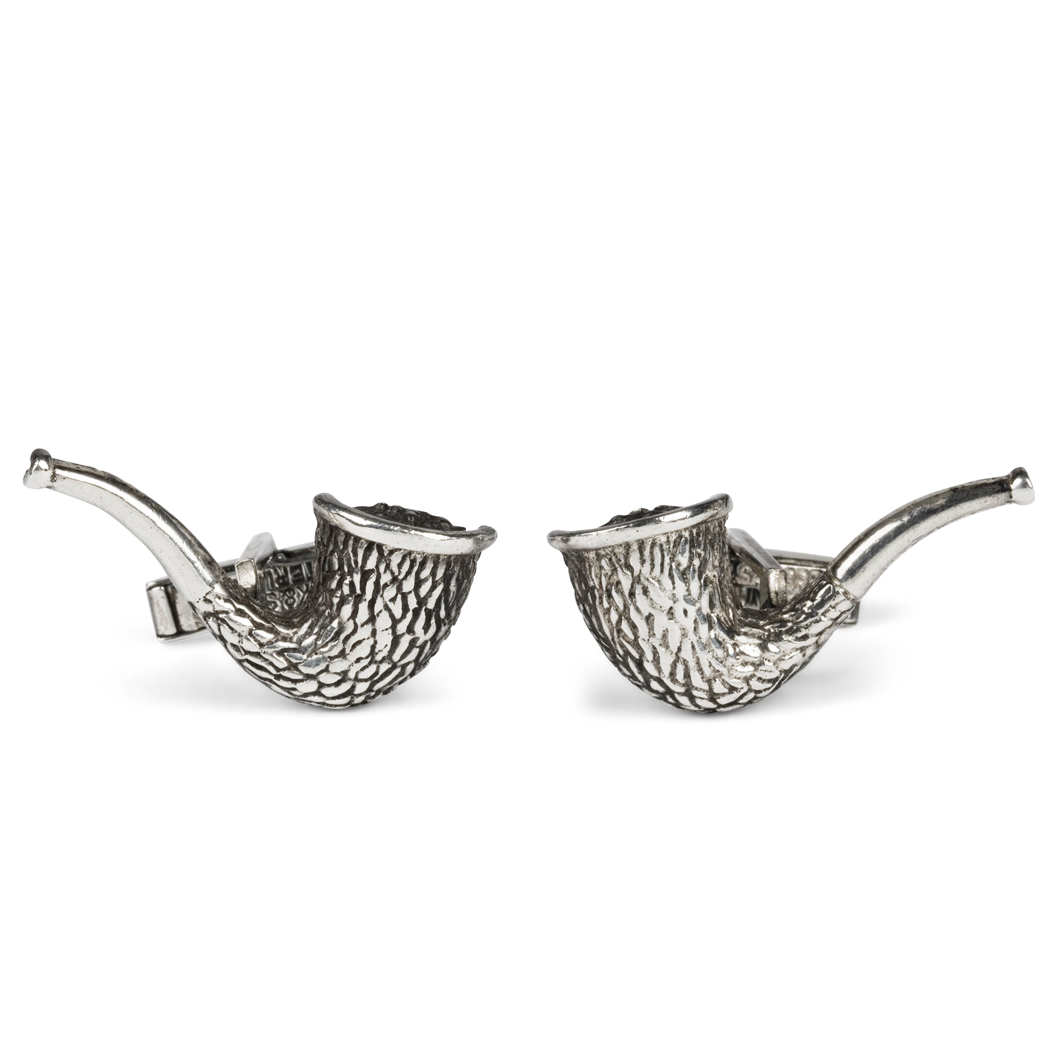 Vintage Fenwick & Sailors Sterling Pipe Cufflinks