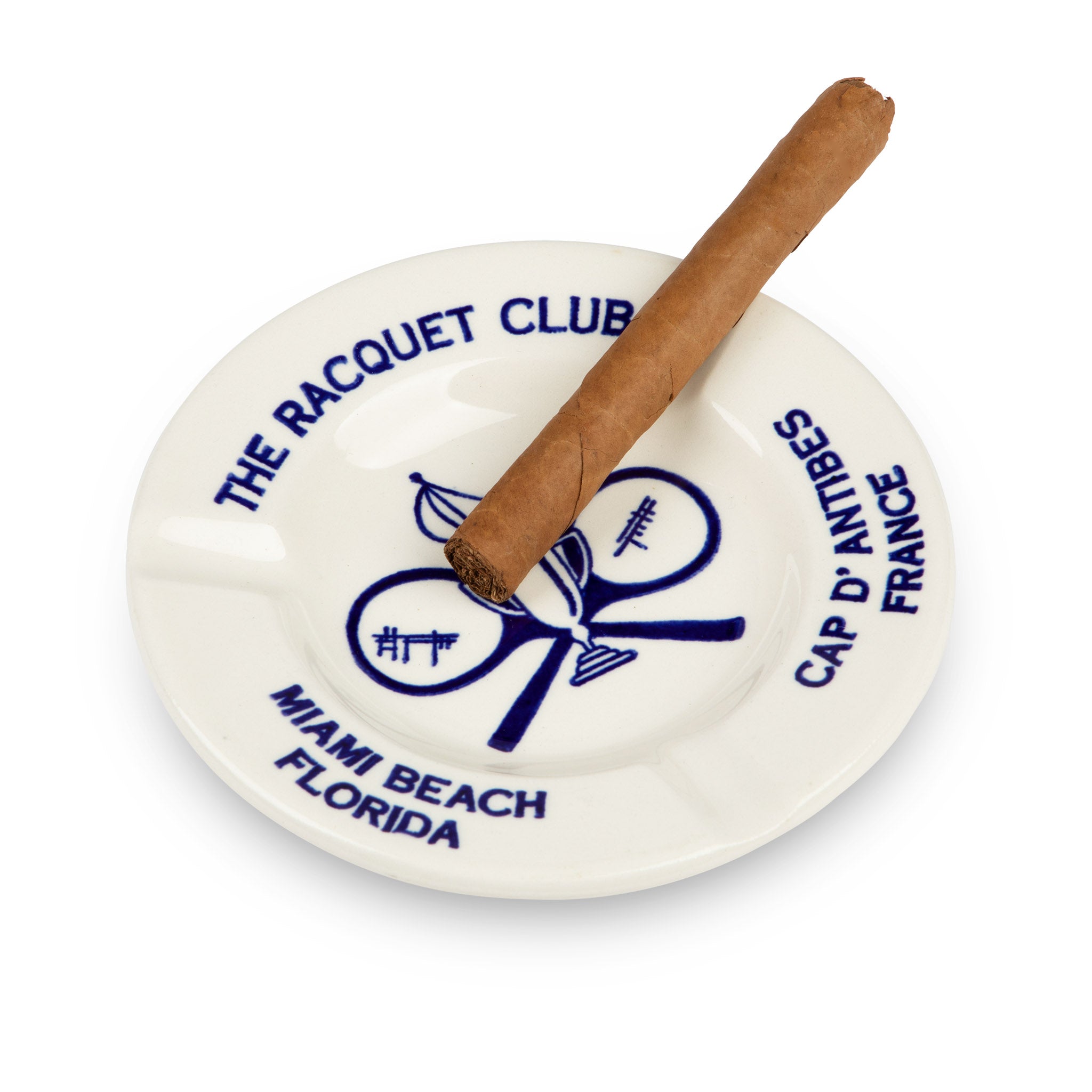 Midcentury Racquet Club Miami Beach & Antibes Ashtray