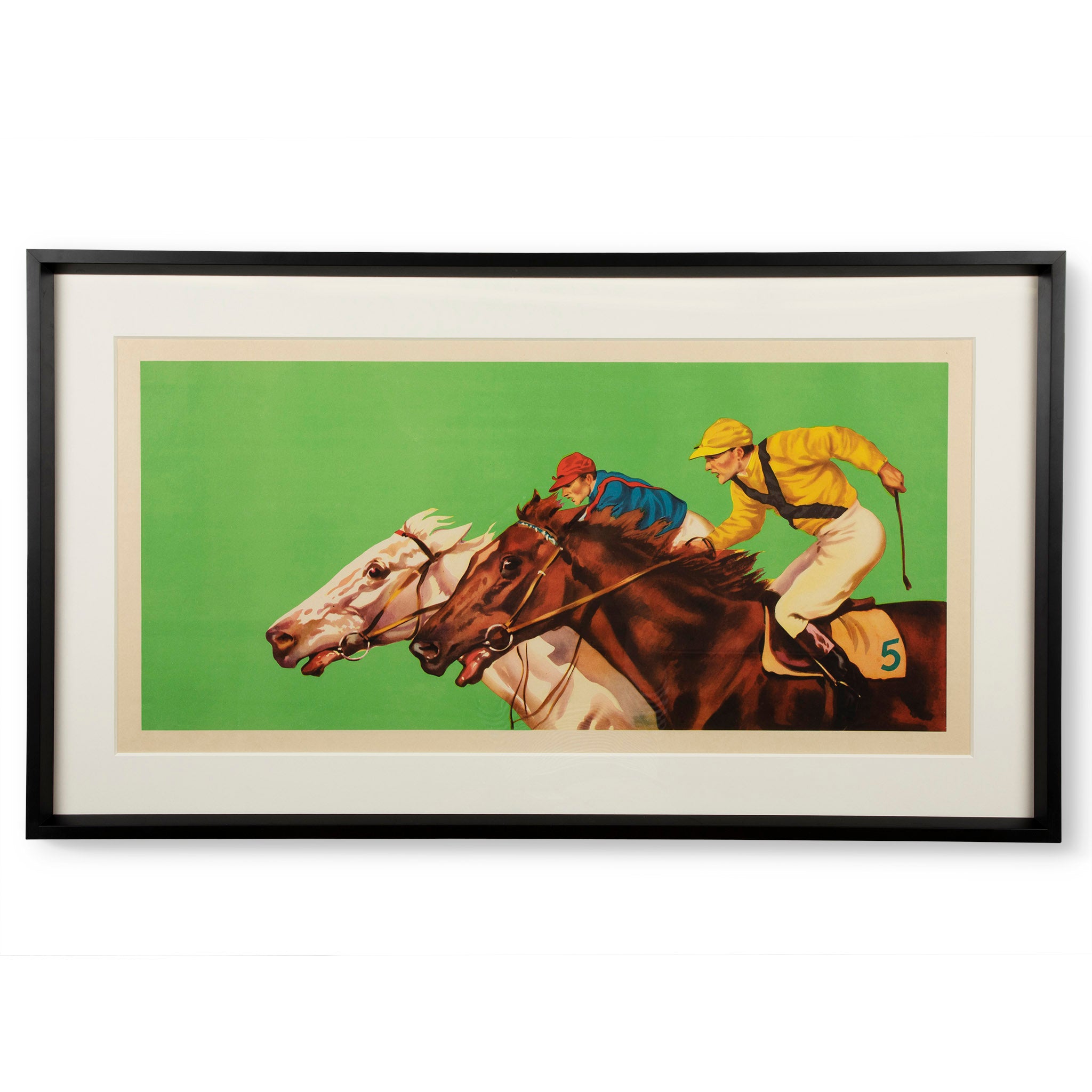 Original French Jockey Equestrian Poster