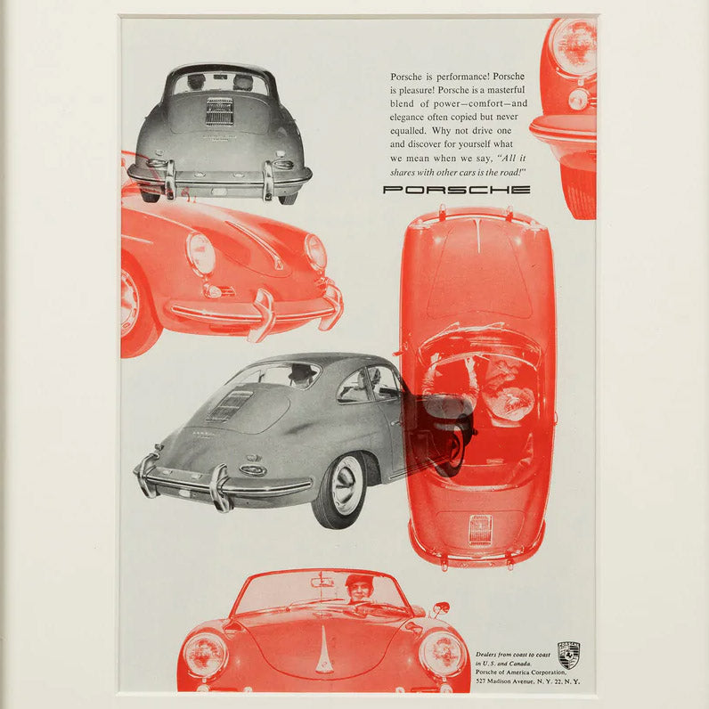 Vintage Porsche 1960s Advertisement