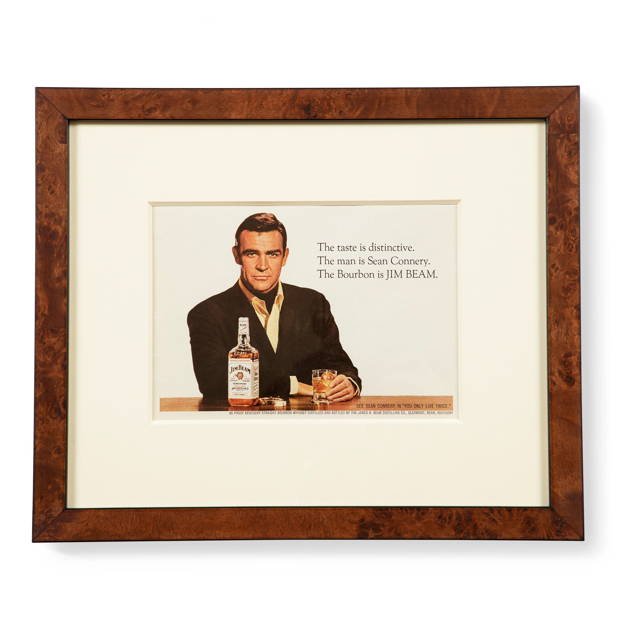 Jim Beam Sean Connery Bourbon Advertisement
