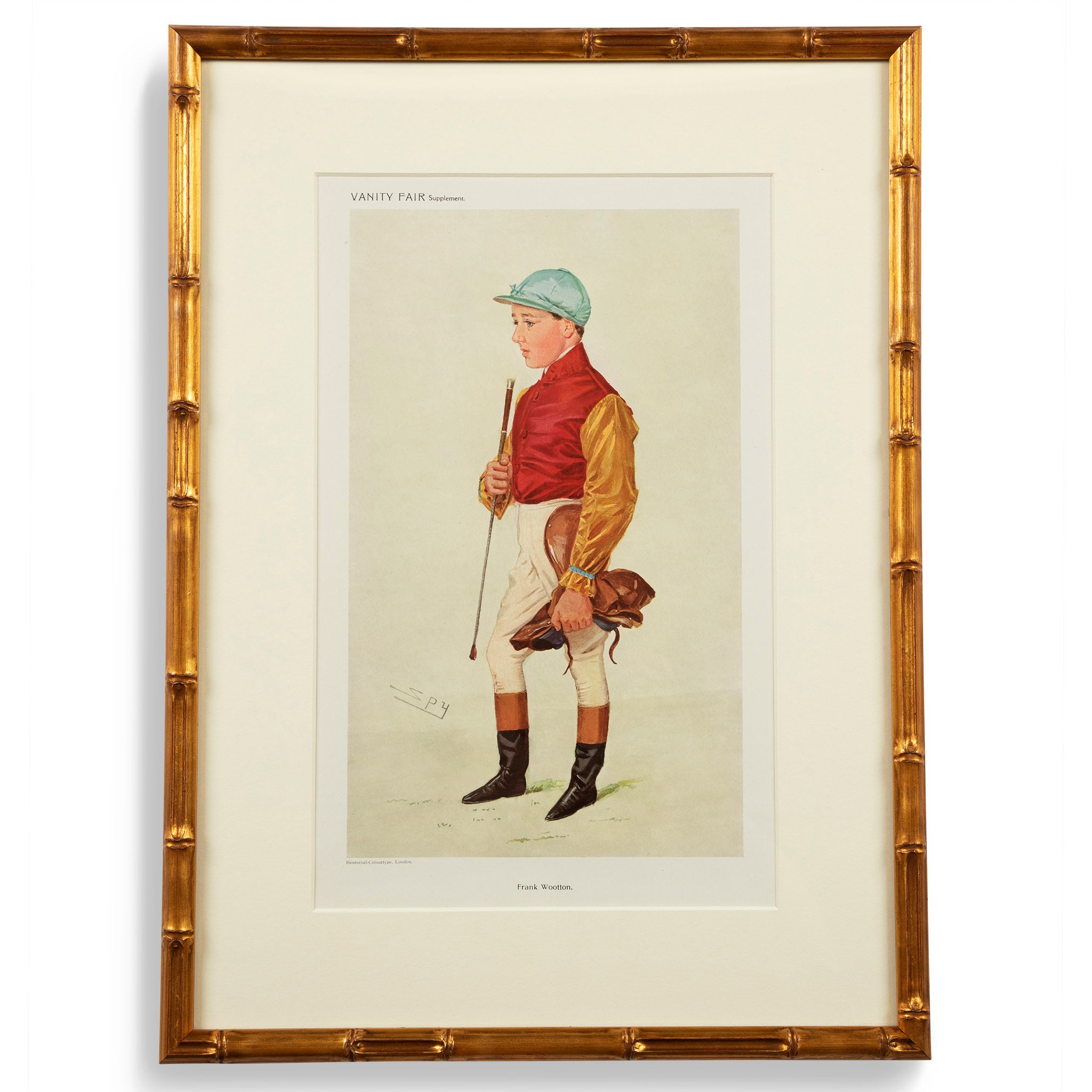 Frank Wooten Jockey Spy Vanity Fair Print